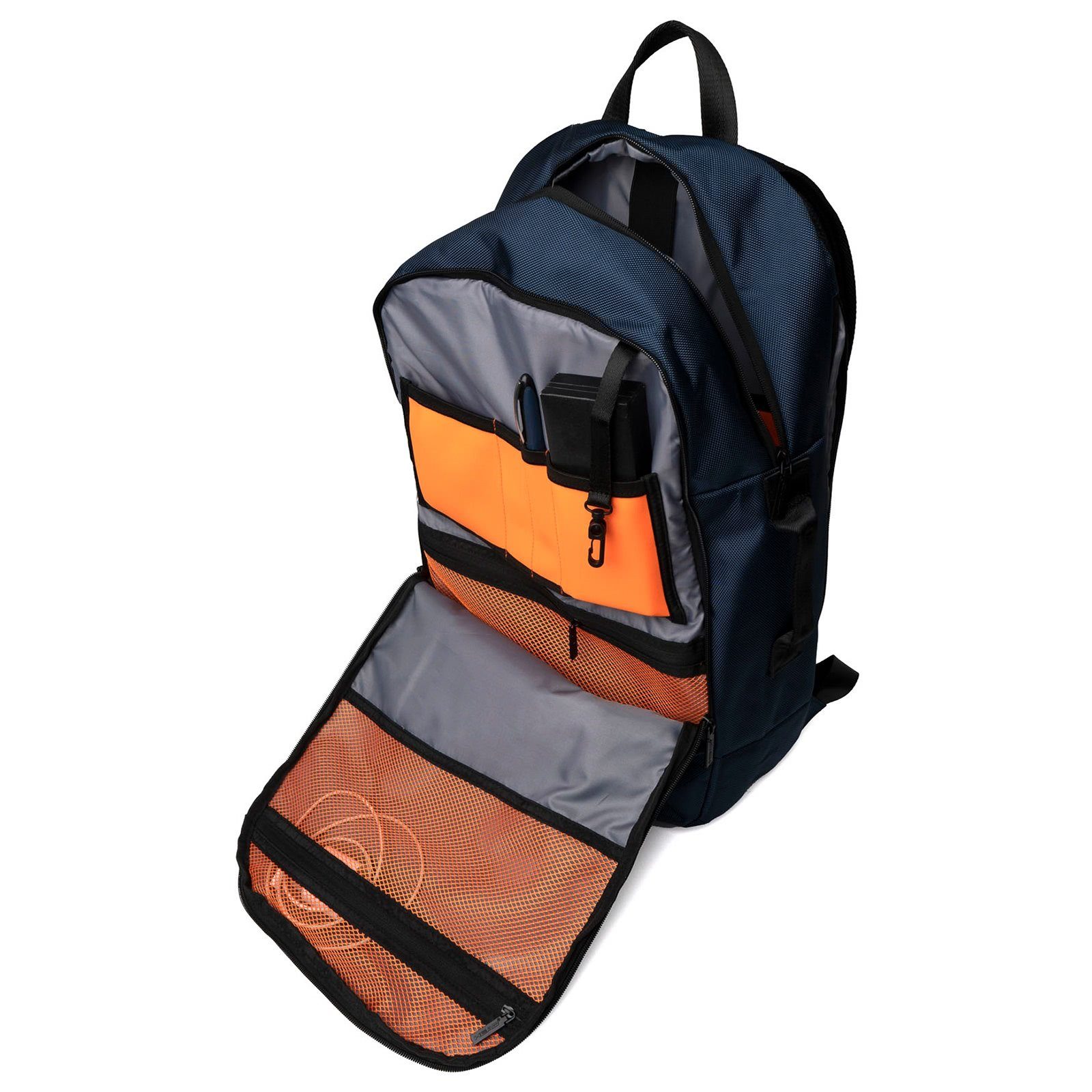 Head Head Reiserucksack navy Businessrucksack (Businessrucksack), Businessrucksack, Reisetasche Recycled Polyester, navy, dunkelblau ca.