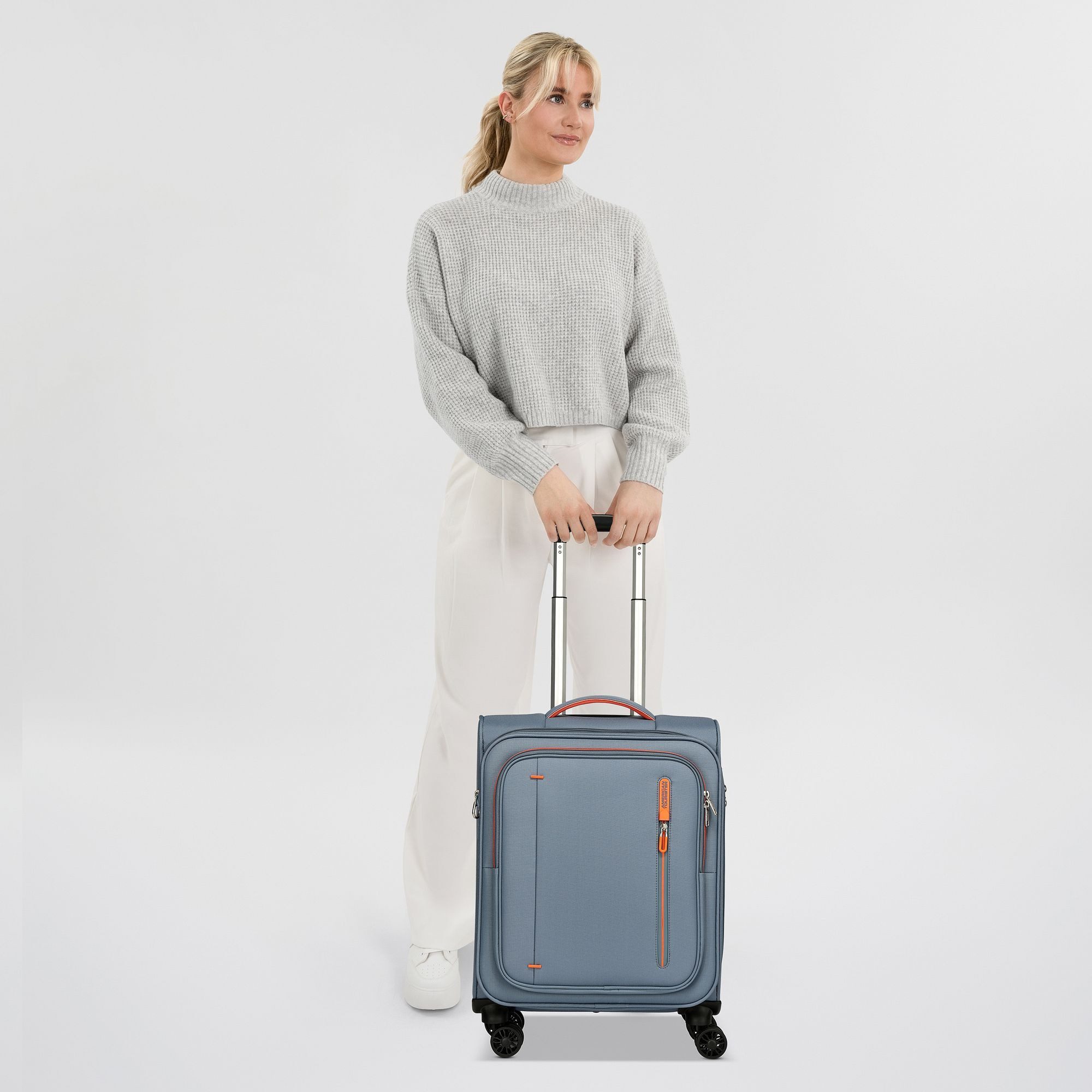American Tourister® Handgepäck-Trolley Cloudrider, 4 Rollen, Polyester