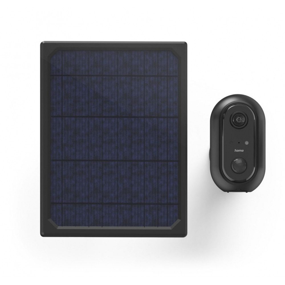 Hama Überwachungskamera Hama Überwachungskamera mit Solar-Panel für Outdoor-Sicherheit. (Outdoor, Solar-Panel für unabhängige Stromversorgung, Solar-Panel für unabhängige Stromversorgung)