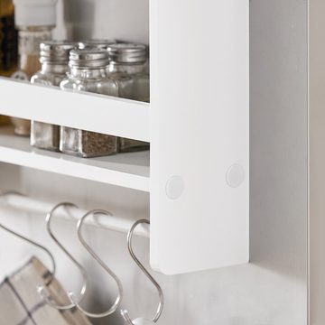 SoBuy Hängeregal FRG150, für Kühlschrank mit 5 Haken Küchenregal Gewürzregale