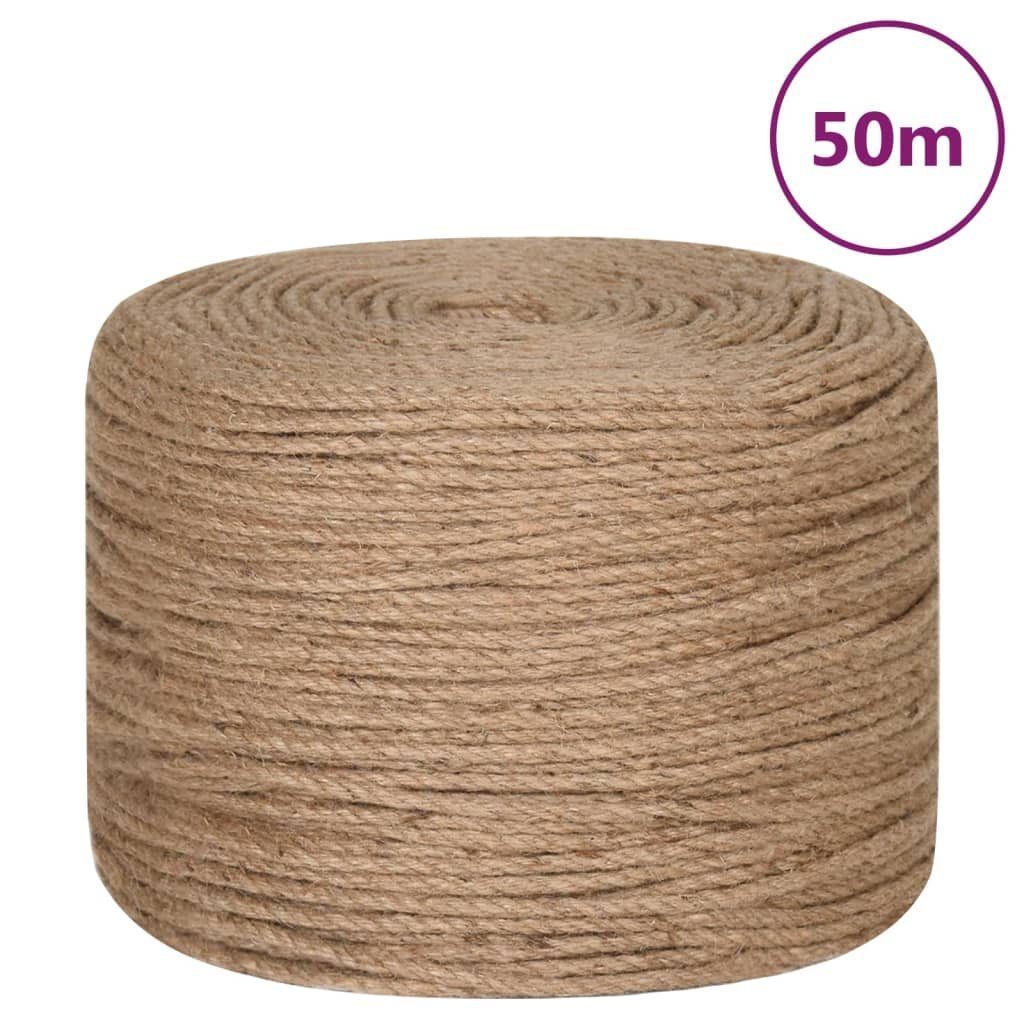 Thumbnail - vidaXL Juteseil 50 m Länge 4 mm Stärke Seil (1-tlg)