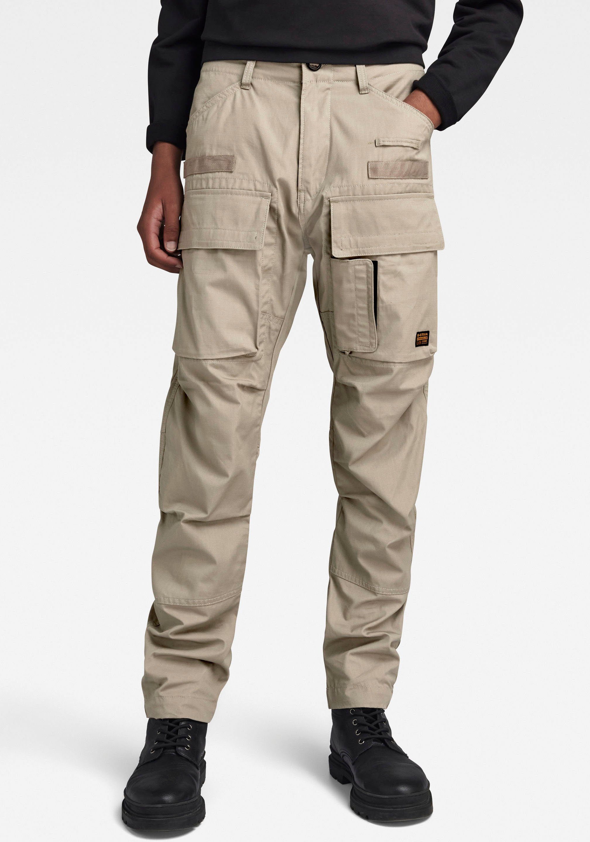 G-Star RAW Cargohose Regular Tapered Cargo elephant skin