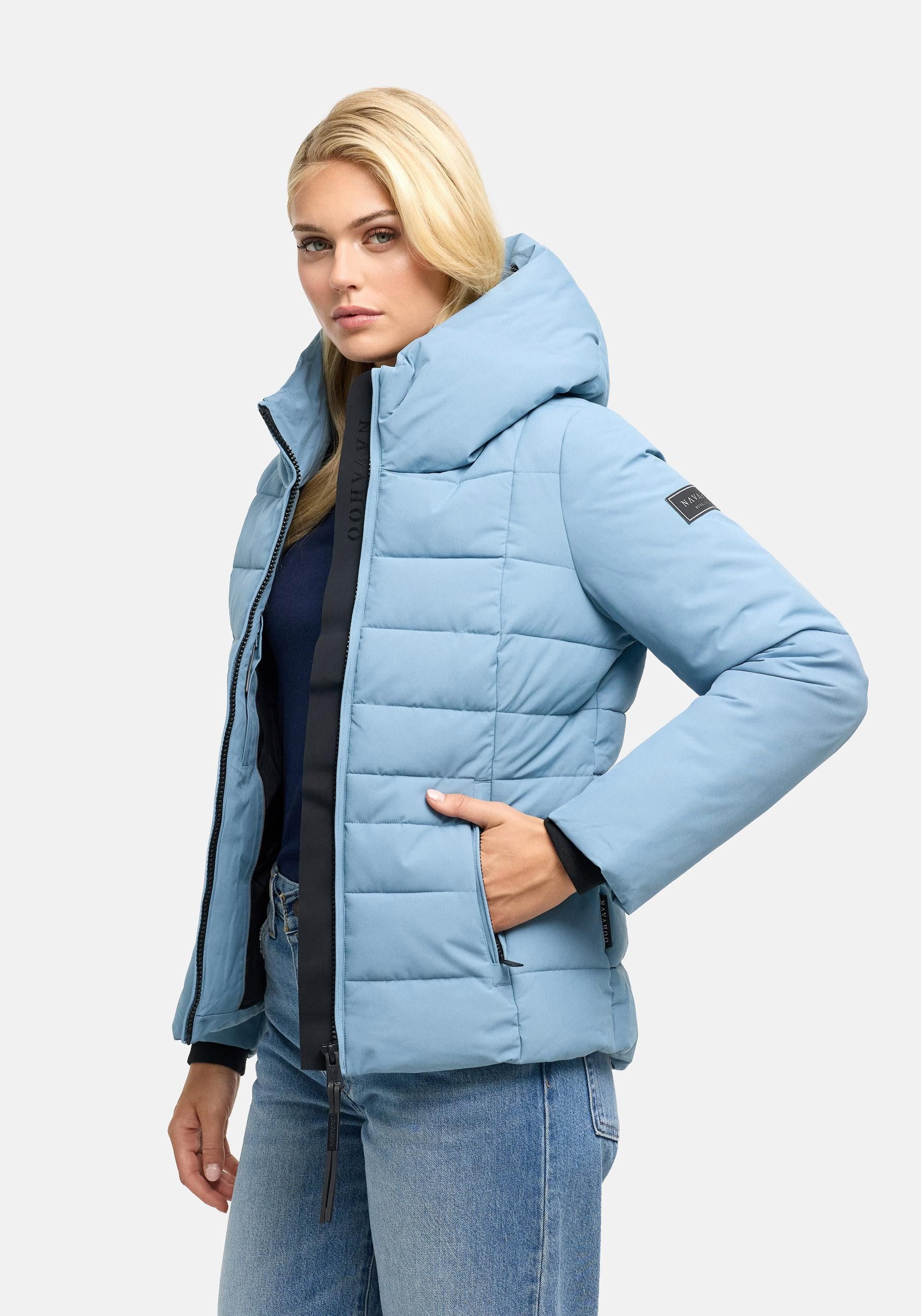 Navahoo Outdoorjacke Stepptänzchen XIV Warme Damen Steppjacke mit Kapuze