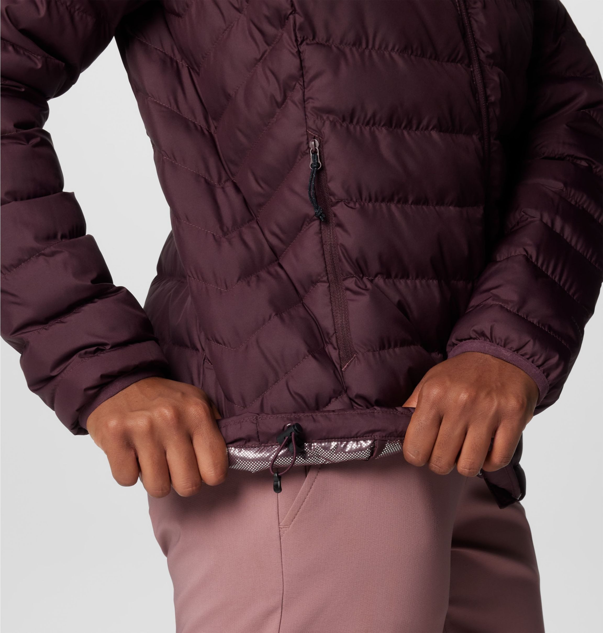 Columbia Steppjacke Powder Lite II Hooded Jacket wasserabweisende Außenjacke, leichte Steppjacke, mit Reißverschluss