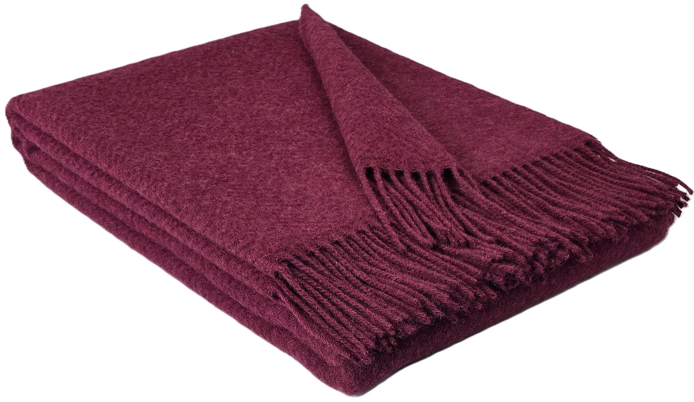 Wolldecke "TIROL M" 100 % Wolle, 140 x 200 cm in versch. Farben, STTS