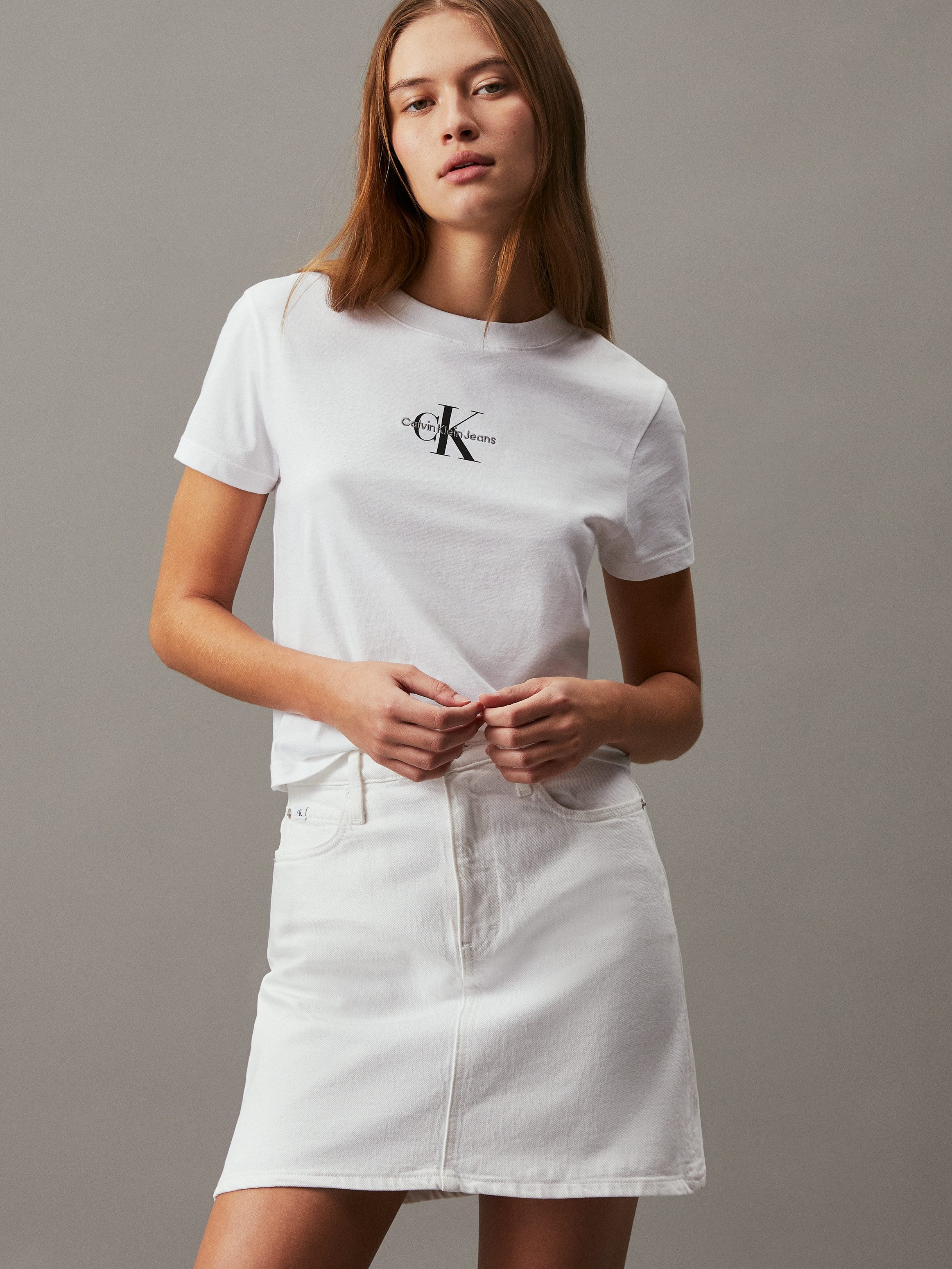 Calvin Klein Jeans Midirock HR A-LINE MINI SKIRT im 5-Pocket-Style