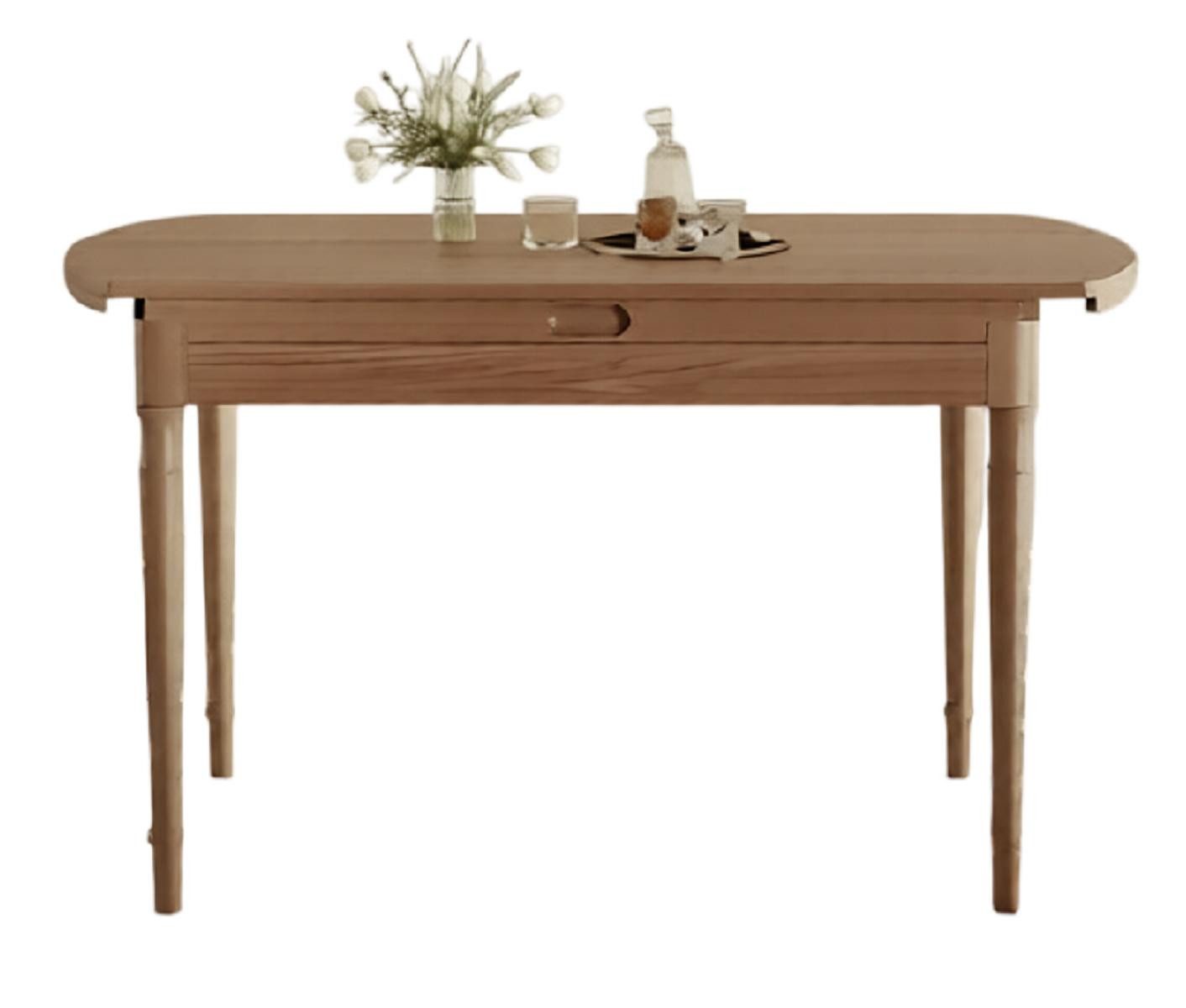 JVmoebel Stehtisch Moderner Braun Holzesstisch Designer Massivholz Tisch Esszimmer, Made in Europa
