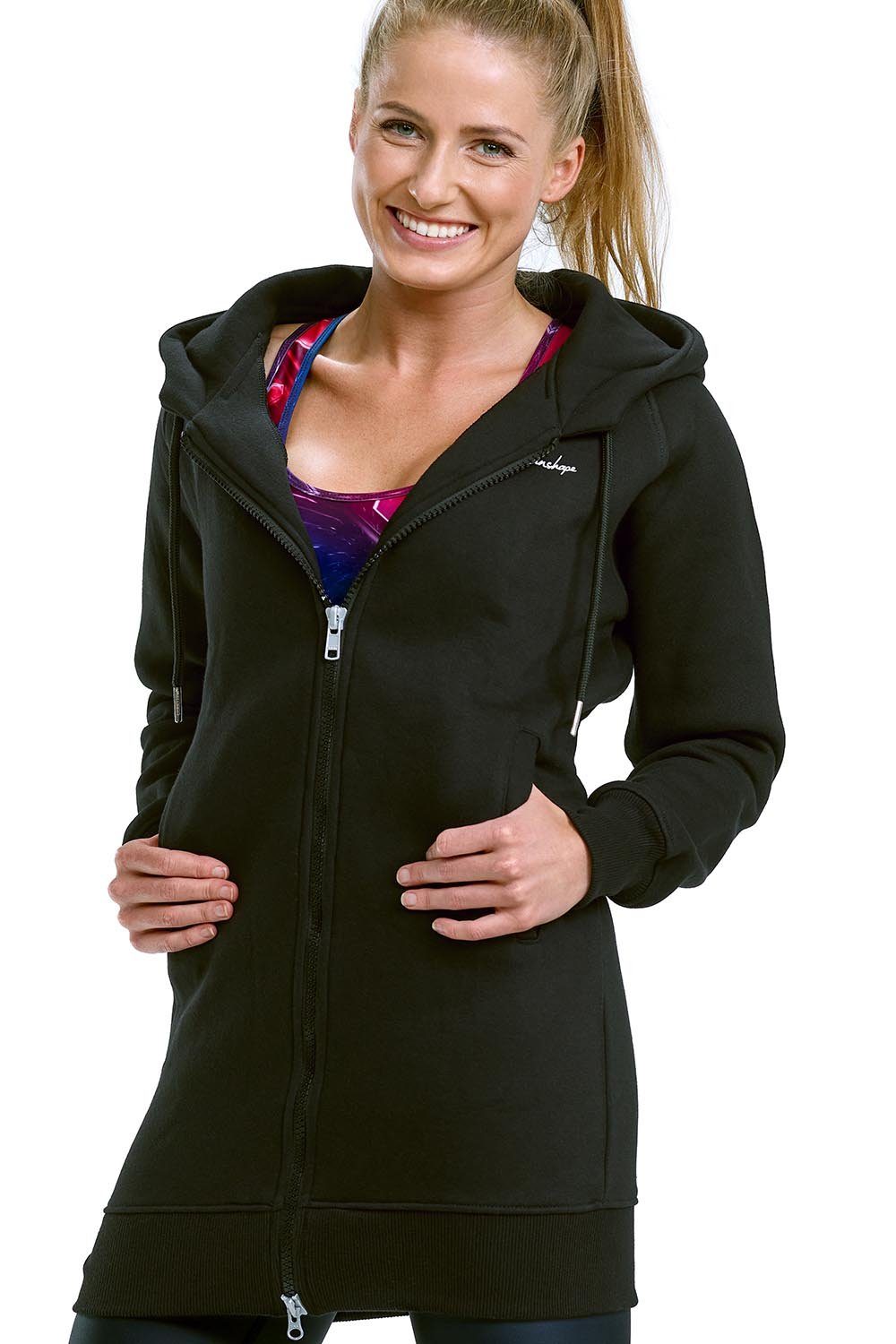 Winshape Trainingsjacke Hoodie-Jacke J006 Style schwarz Street