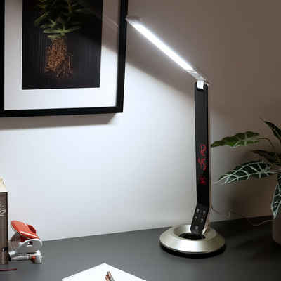 etc-shop Schreibtischlampe, LED-Leuchtmittel fest verbaut, Warmweiß, Tischleuchte Tischlampe LED Büroleuchte Arbeitslampe