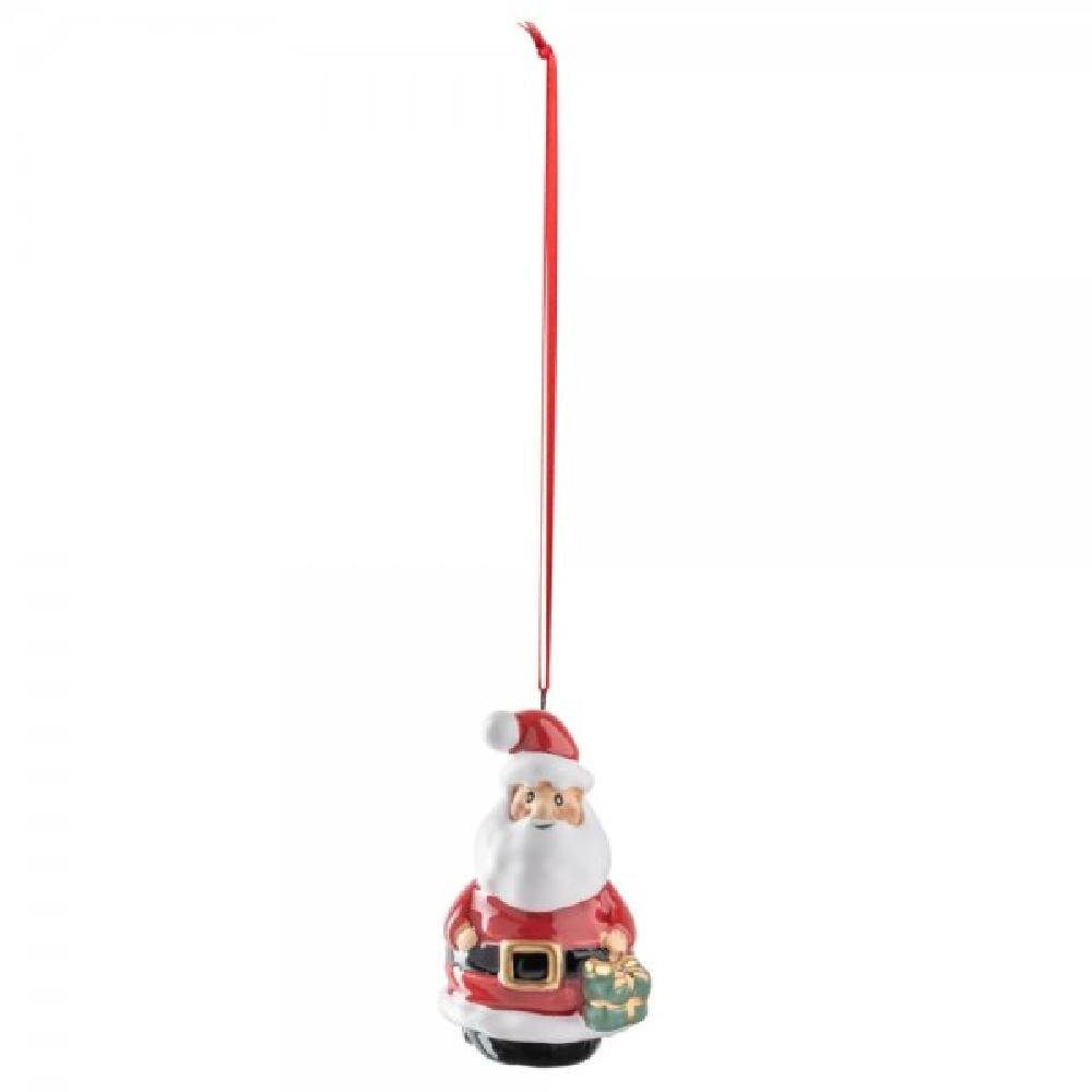 LEONARDO Christbaumschmuck Leonardo (6cm) Autentico Weihnachtsmann Rot Christbaumanhänger