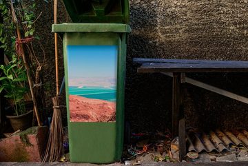 MuchoWow Wandsticker Asien- Totes Meer- Jordanien (1 St), Mülleimer-aufkleber, Mülltonne, Sticker, Container, Abfalbehälter