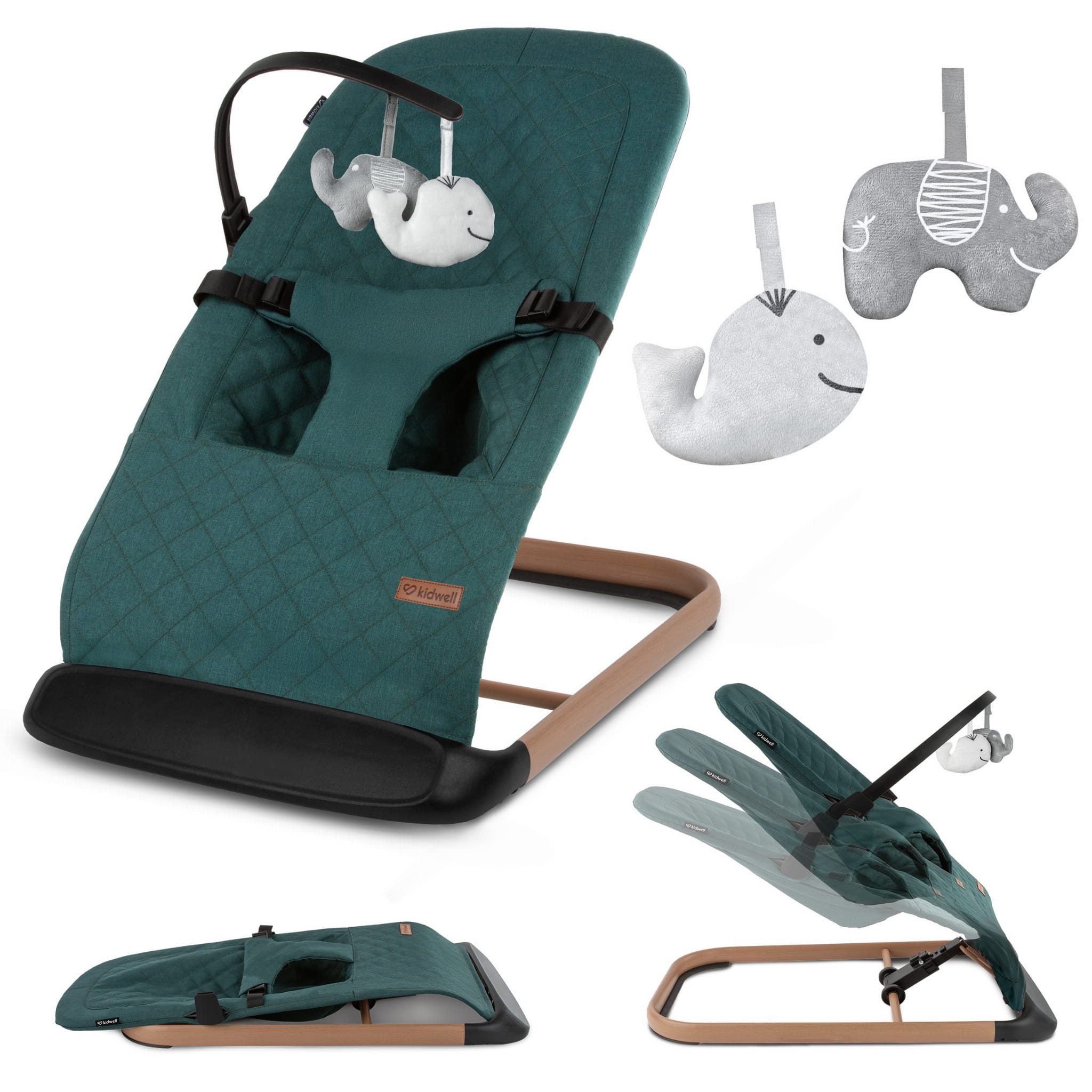 COIL Babywippe Baby Bouncer, Babyschaukel, Schaukelstuhl, 3-Stufen-Verstell günstig online kaufen