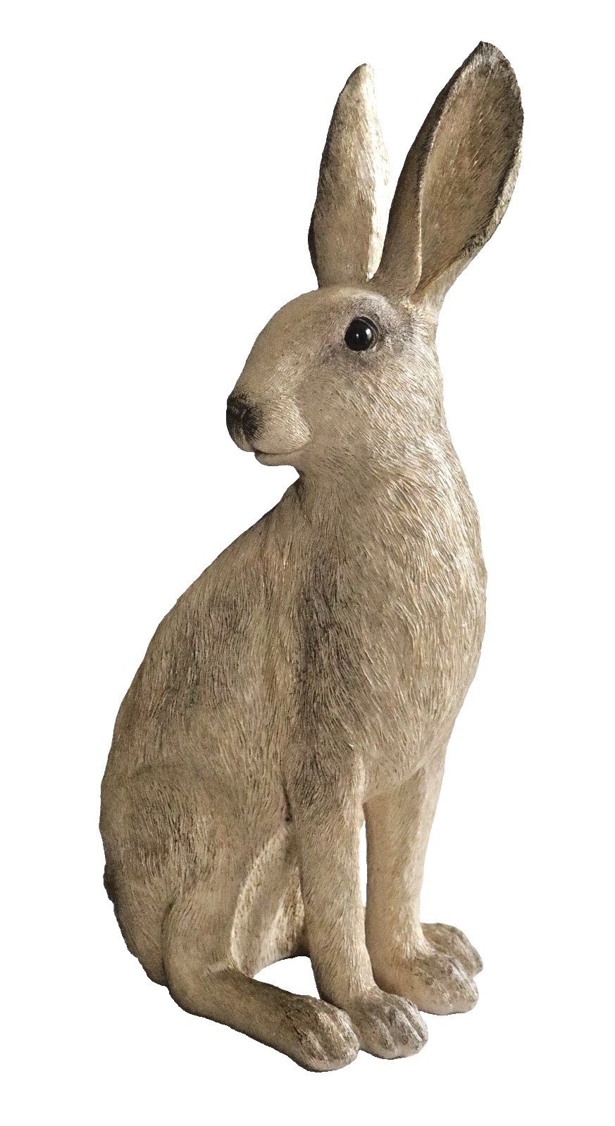 Kaufhaus le petit Osterhase Deko Hase Hasen Oster Tier Garten Figur Skulptur Objekt Ei Osterei, Dekofigur Dekoskulptur Dekoobjekt aus Polyresin (Kunststein)