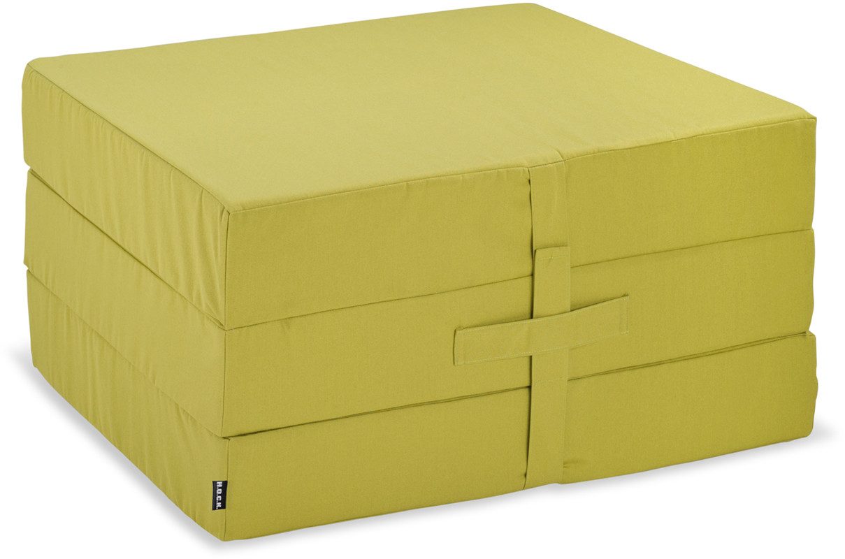 Klappmatratze H.O.C.K. Classic Uni Klappmatratze Clappy ausgeklappt 186x75x13cm grün, H.O.C.K.