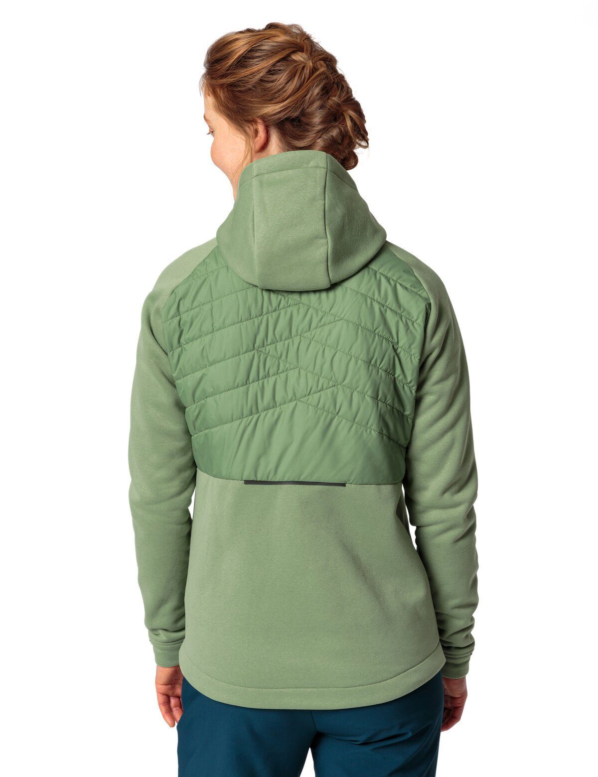 VAUDE Outdoorjacke Women's Comyou Fleece Jacket Klimaneutral green willow (1-St) kompensiert