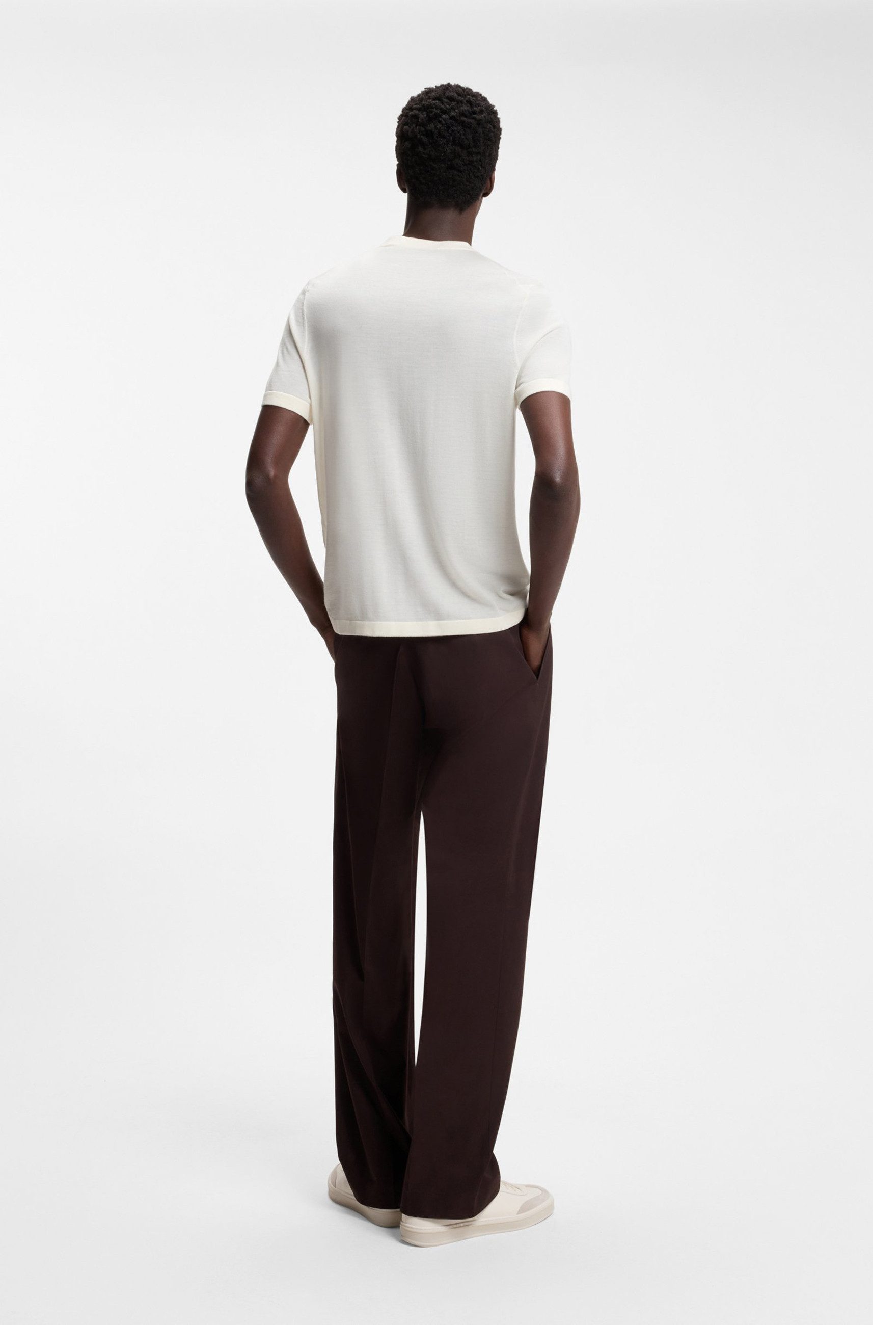 BOSS Strickpullover Noah aus der BECKHAM x BOSS Capsule (1-tlg)