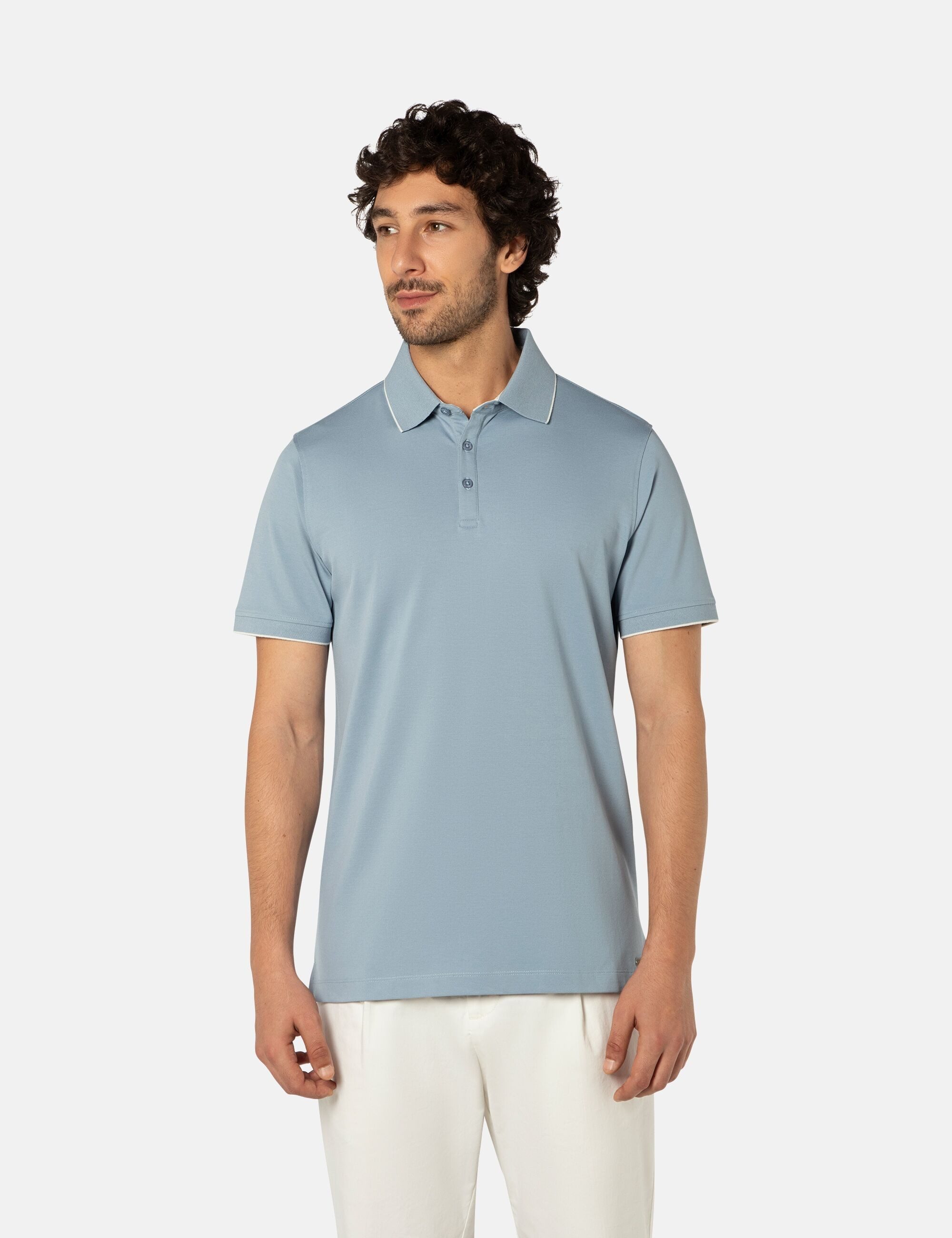 BENVENUTO. Poloshirt ALFREDO (1-tlg) aus hochwertigem Baumwollstretch