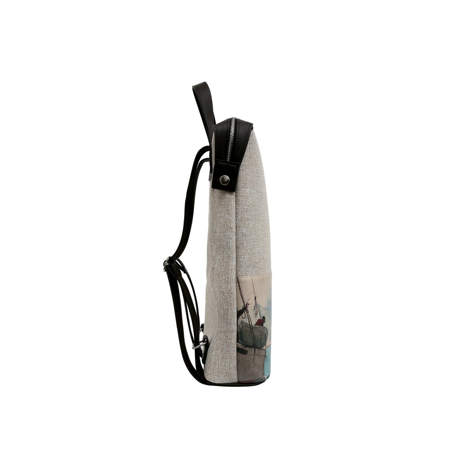 DOGO Laptoptasche Slim Backpack Hey Sailor, Handgefertigt