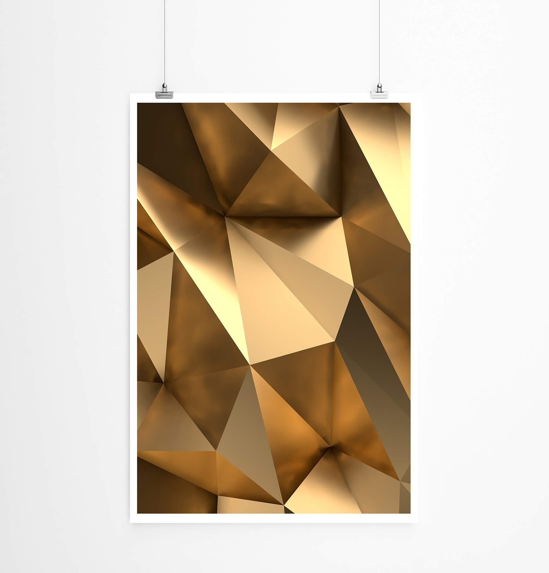 Sinus Art Poster VIP goldener Hintergrund 60x90cm Poster