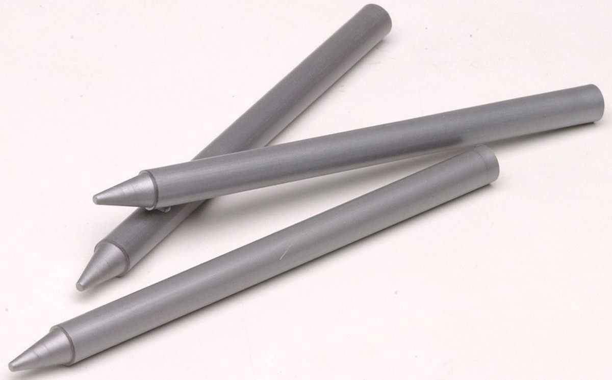 Jovi Maltuch Wachsmalstifte Plasticolor rund VE=25 Stück silber