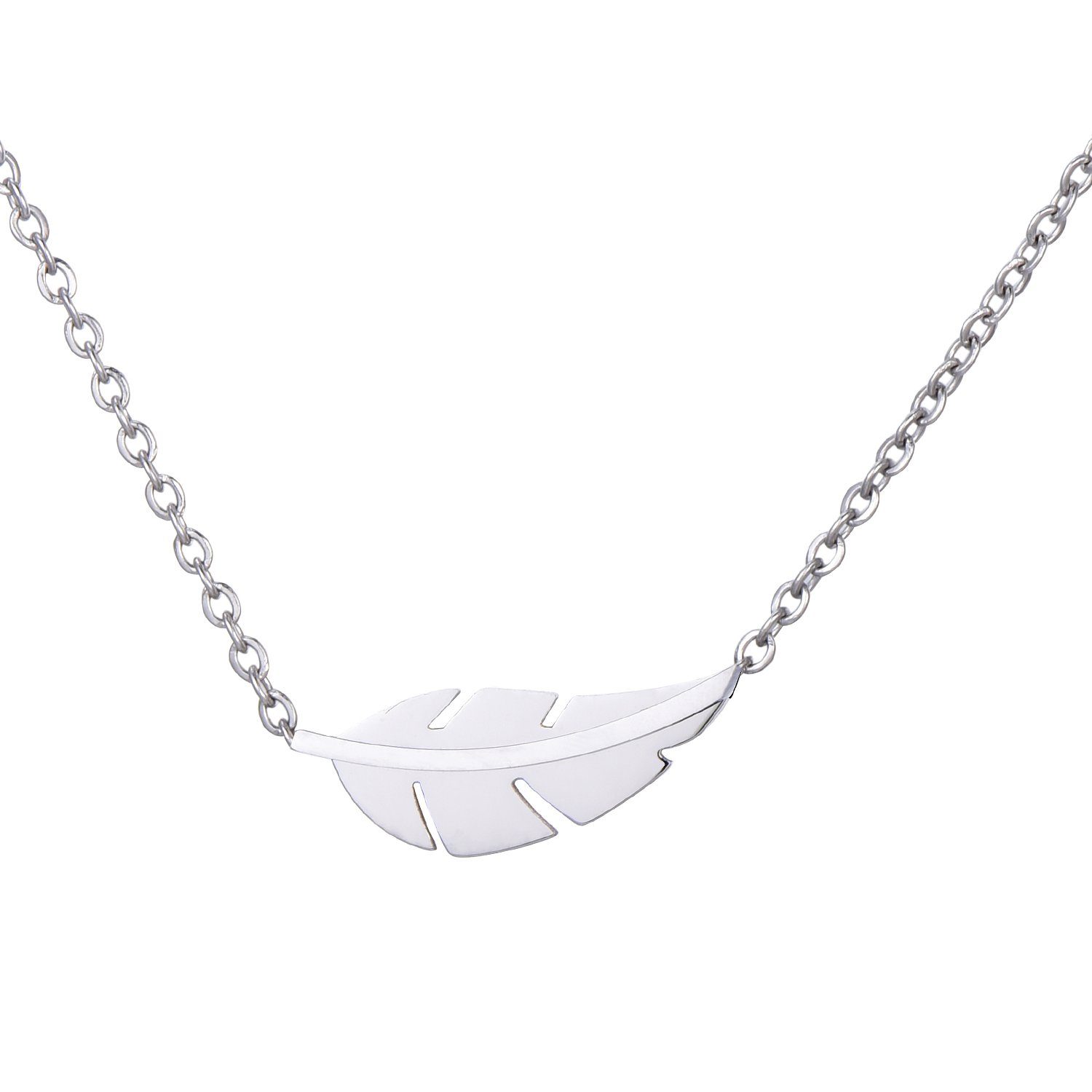 Morella Kette mit Anhänger Halskette Damenkette (1-tlg), Silberne Kette mit günstig online kaufen