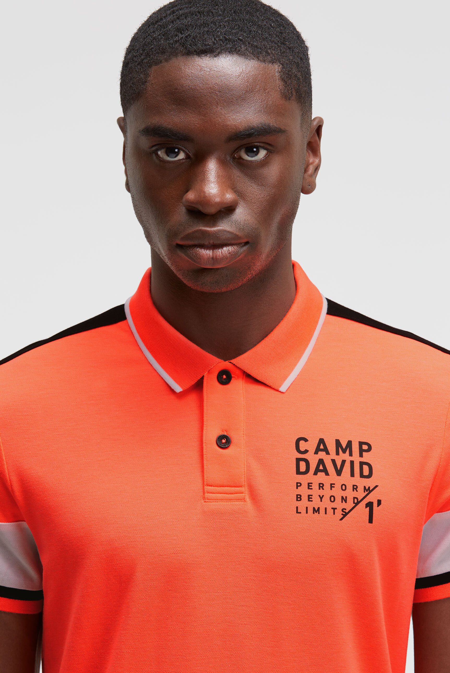 CAMP DAVID Poloshirt mit Baumwolle