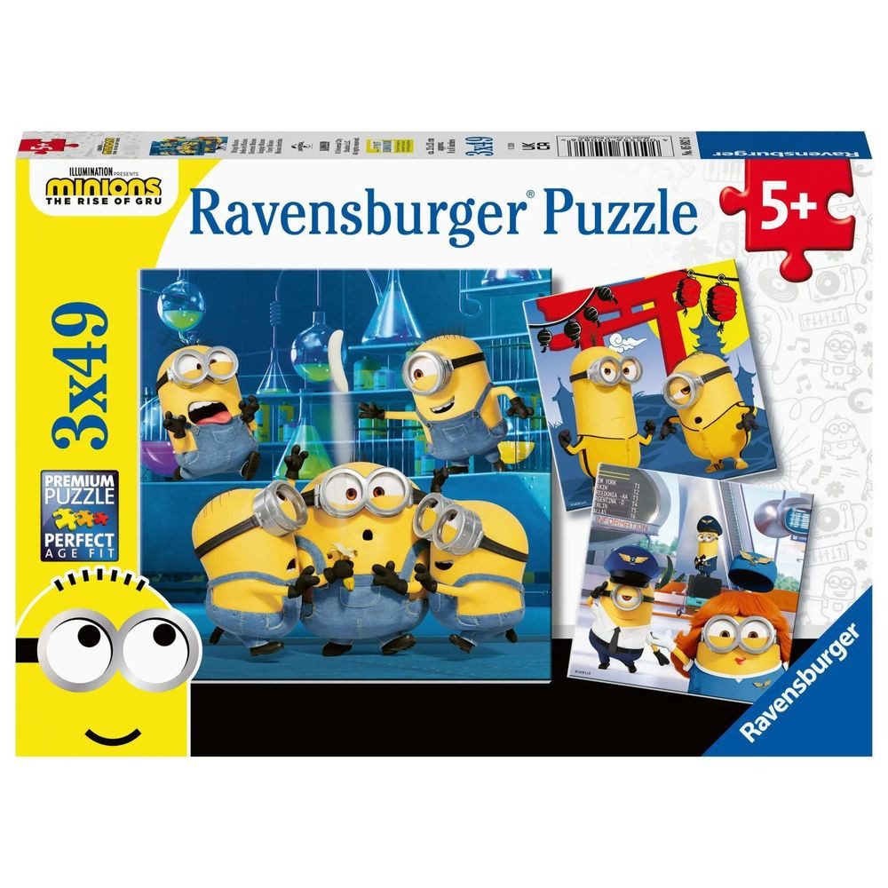 Ravensburger Puzzle Ravensburger Kinderpuzzle - 05082 Witzige Minions - Puzzle für..., 49 Puzzleteile