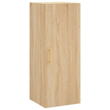 vidaXL Sideboard Highboard Sonoma-Eiche 34,5x34x180 cm Holzwerkstoff (1 St)