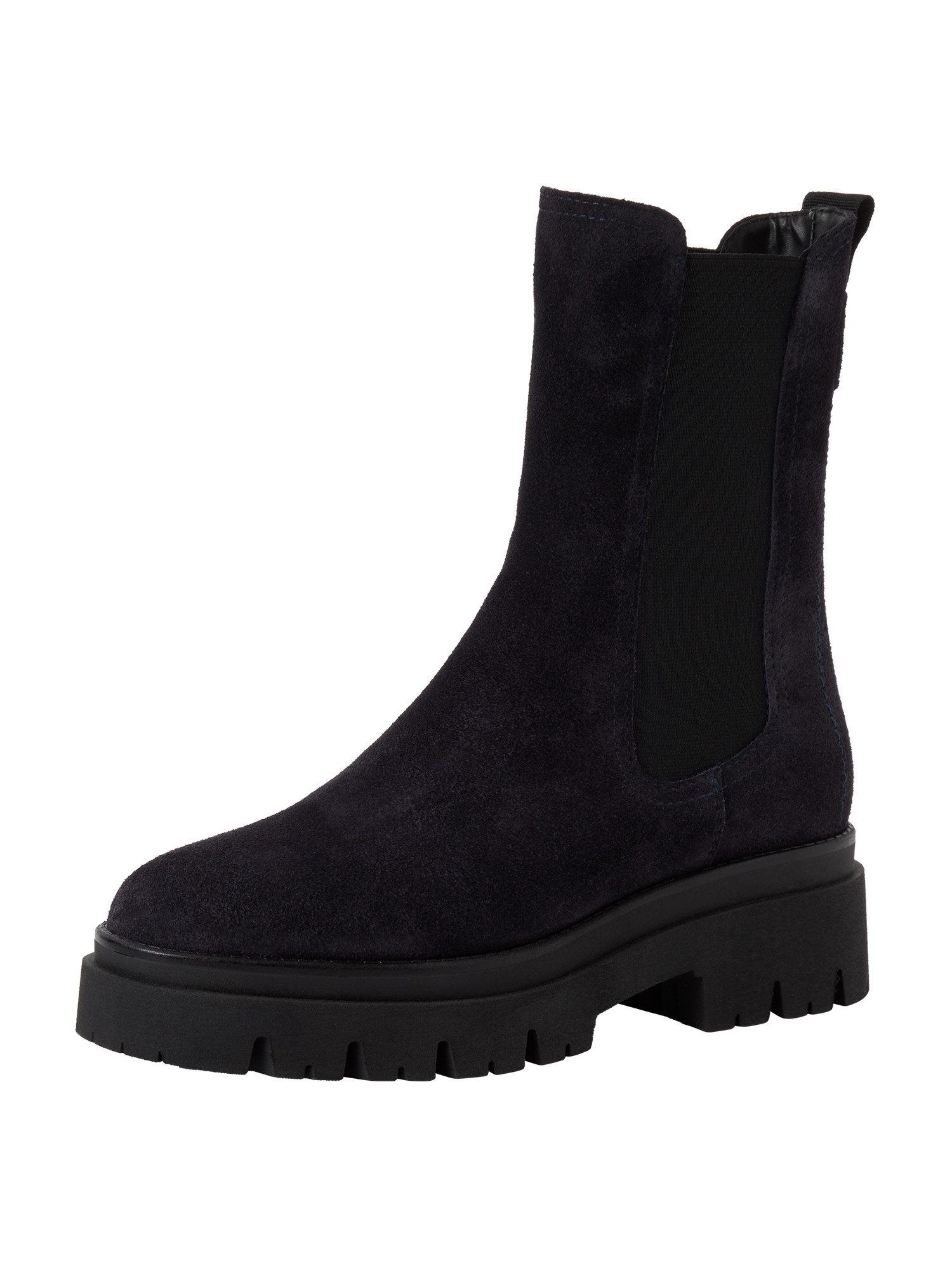 Tamaris TOUCH-IT aus Leder Blockabsatz 1-25992-41 Chelseaboots TOUCH-IT