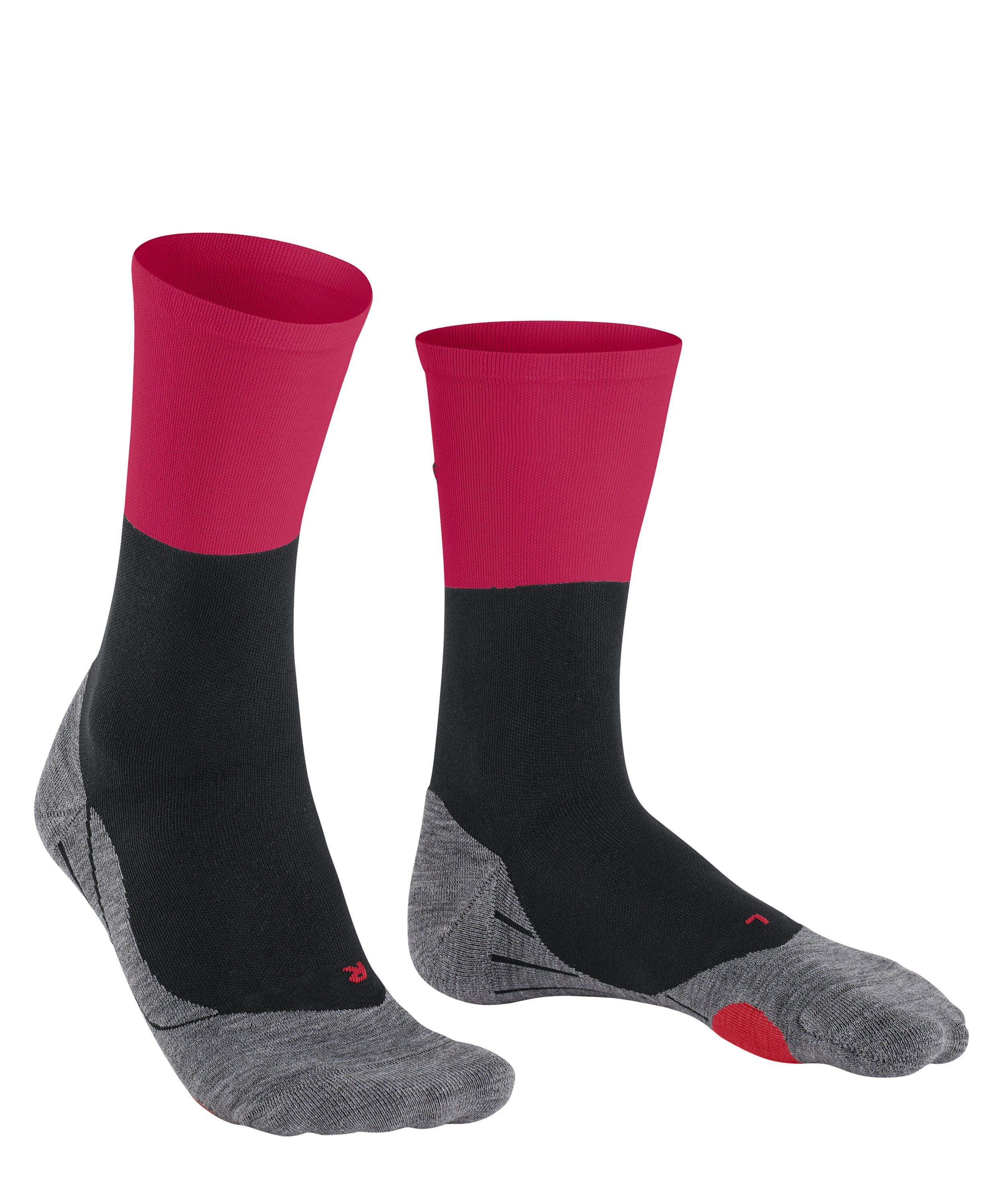 black FALKE ultraleichte direkte (1-Paar) Kontrolle Sportsocken (3008) Radsocke für Gravel BC