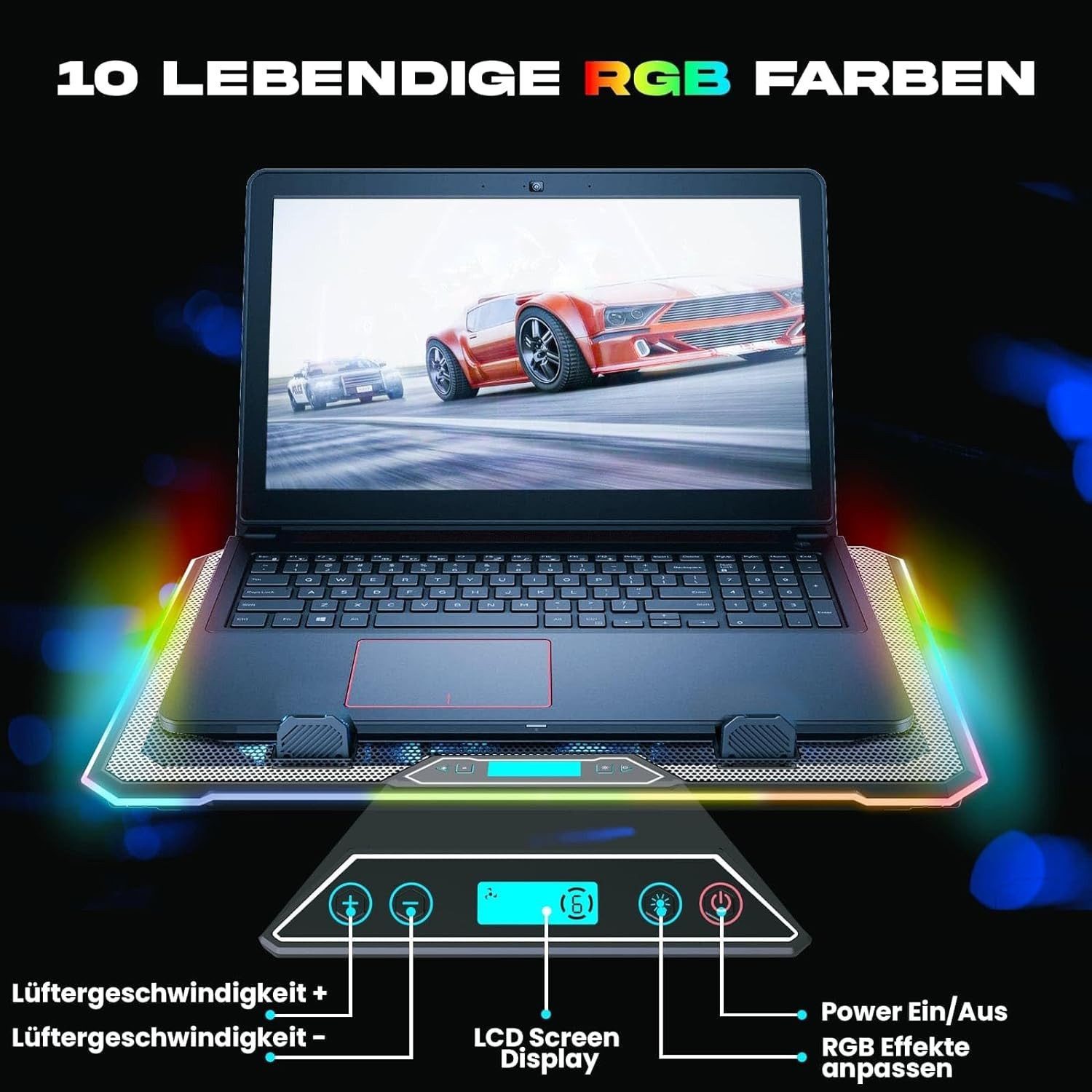 feinlux Notebook-Kühler CT1118