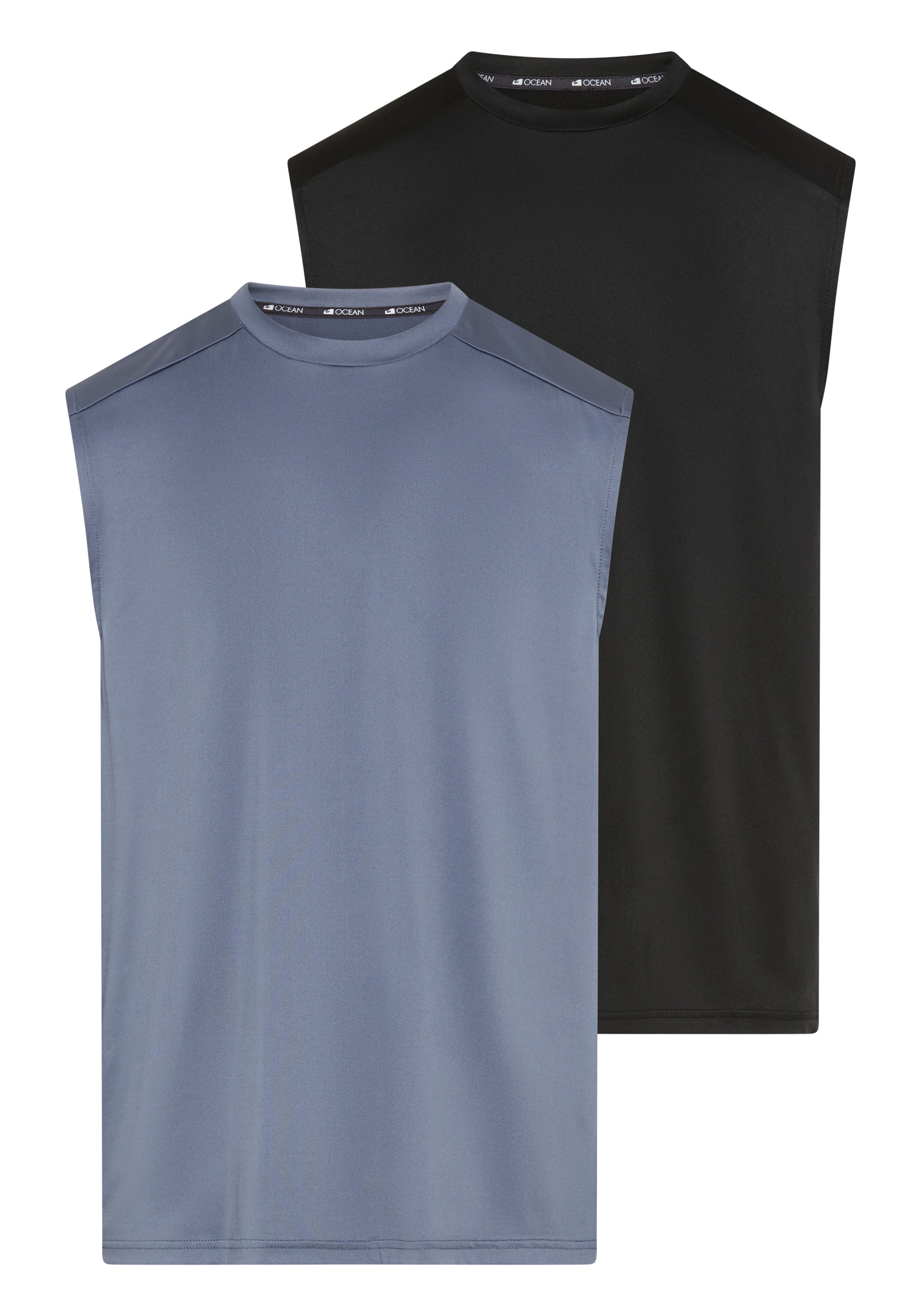 Ocean Sportswear Funktionsshirt atmungsaktiv, quick-dry (2er-Pack) Rundhalsausschnitt, unifarben