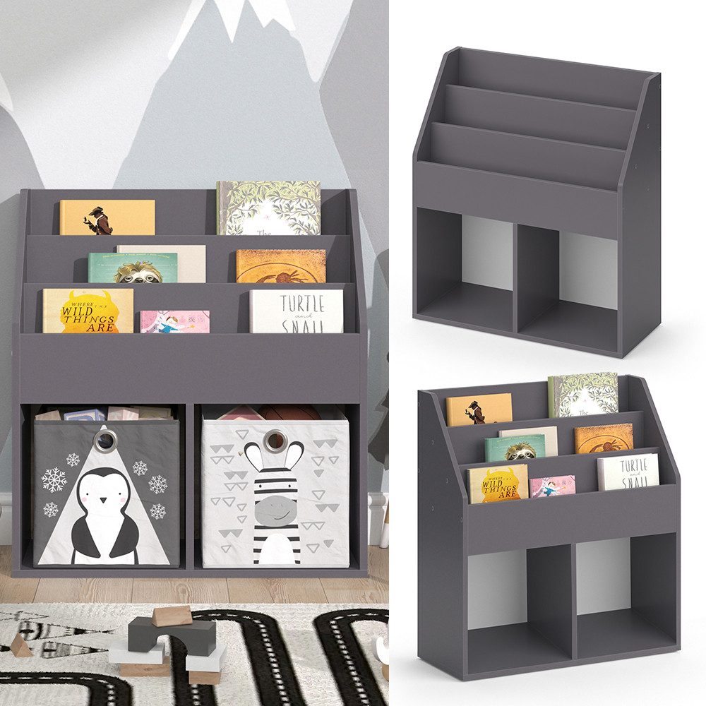 Vicco Bücherregal Luigi, Grau, 72 x günstig online kaufen