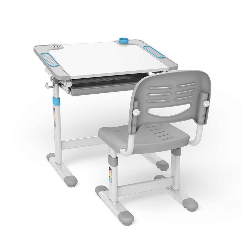 inkl. Office Tischhöhe Stuhl, Ergo ER-418, Rückenlehne Sitzhöhe - verstellbare - Kinderschreibtisch