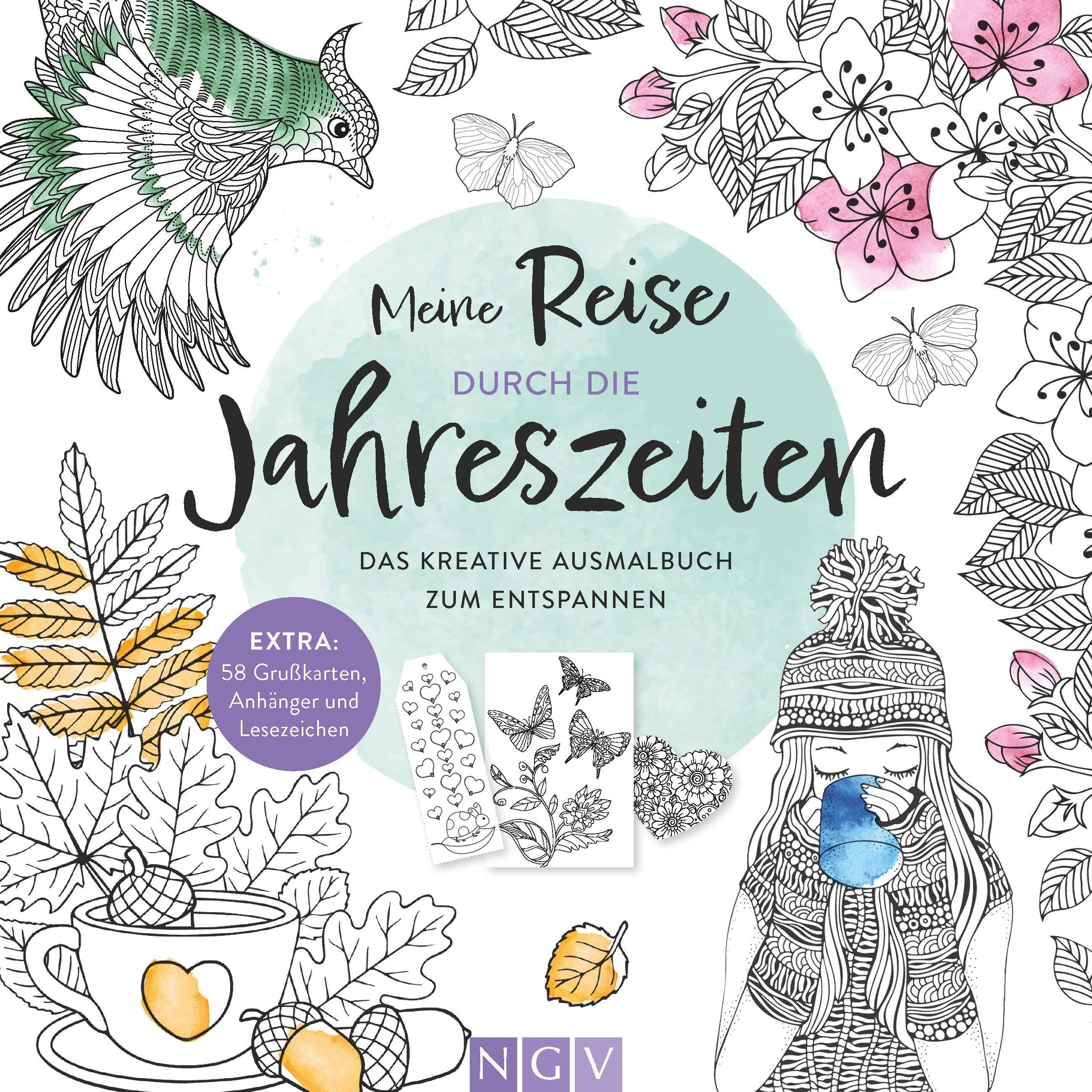 Lesezeichen Meine Reise durch die Jahreszeiten