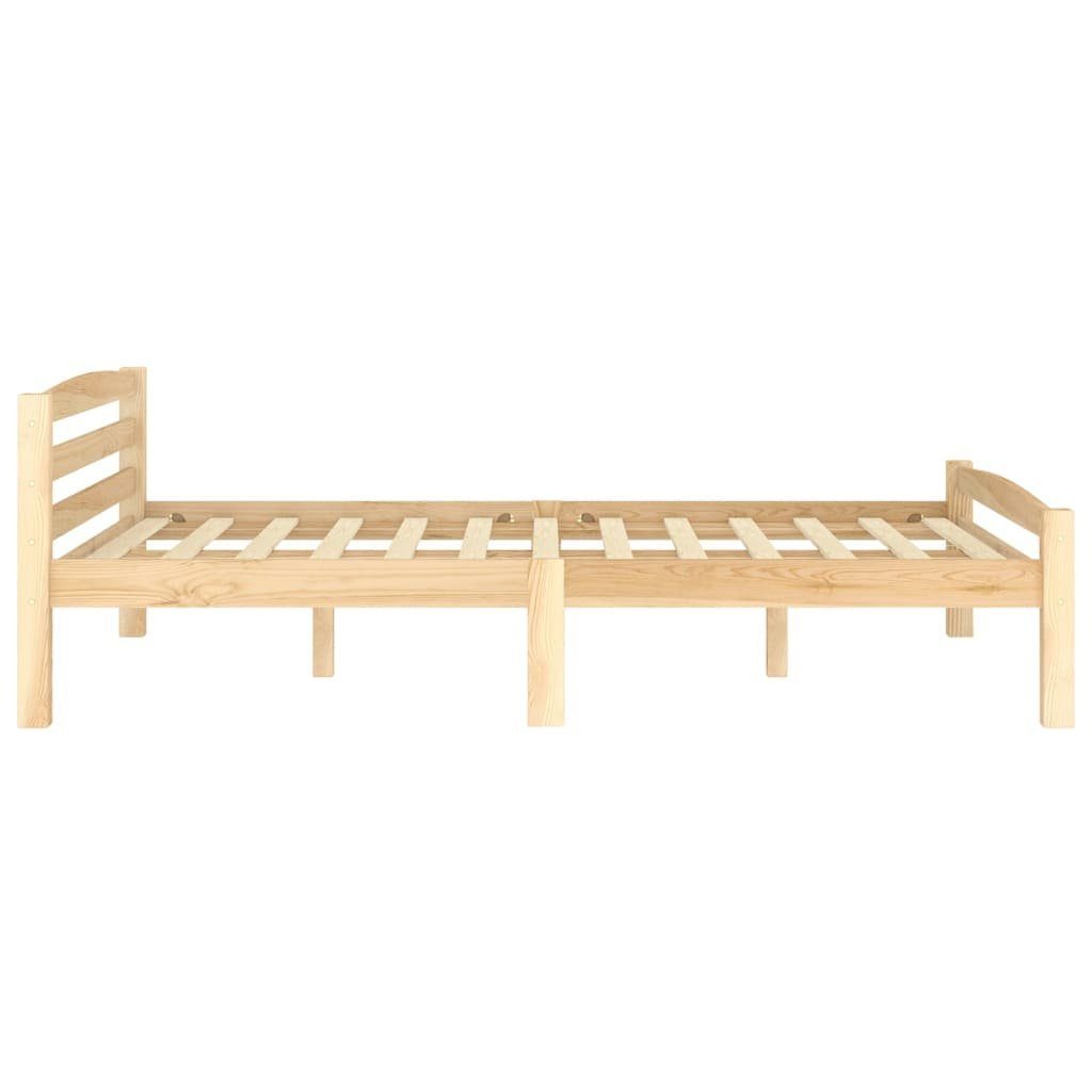 vidaXL Bettgestell 120 x 200 cm Bettgestell aus massivem Kiefernholz 120x200 cm stabil un – Bild 4 von 5