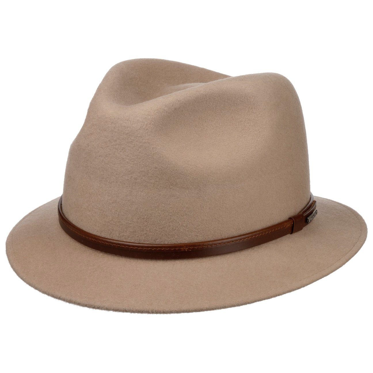 the Stetson (1-St) mit Filzhut in Wollfilzhut Lederband, EU Made