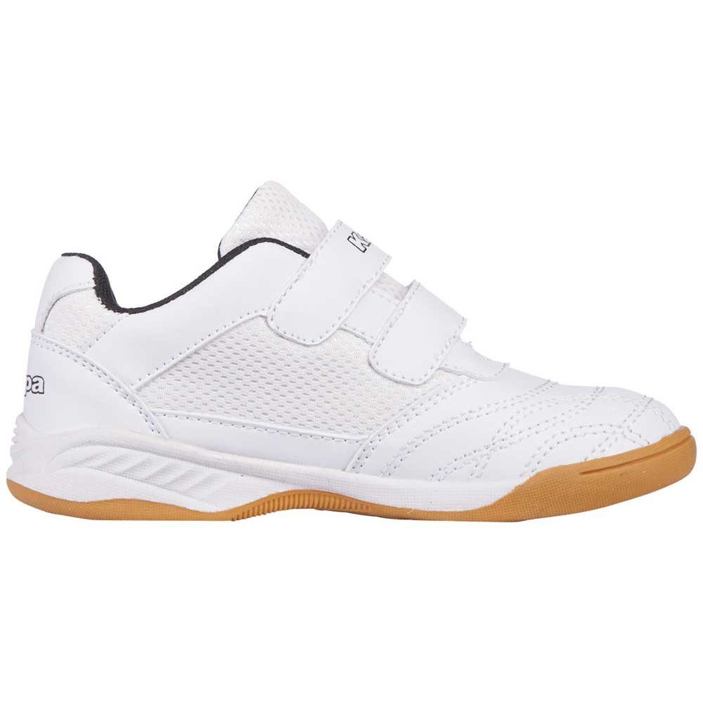 Kappa Hallenschuh mit nicht-färbender Sohle white-black