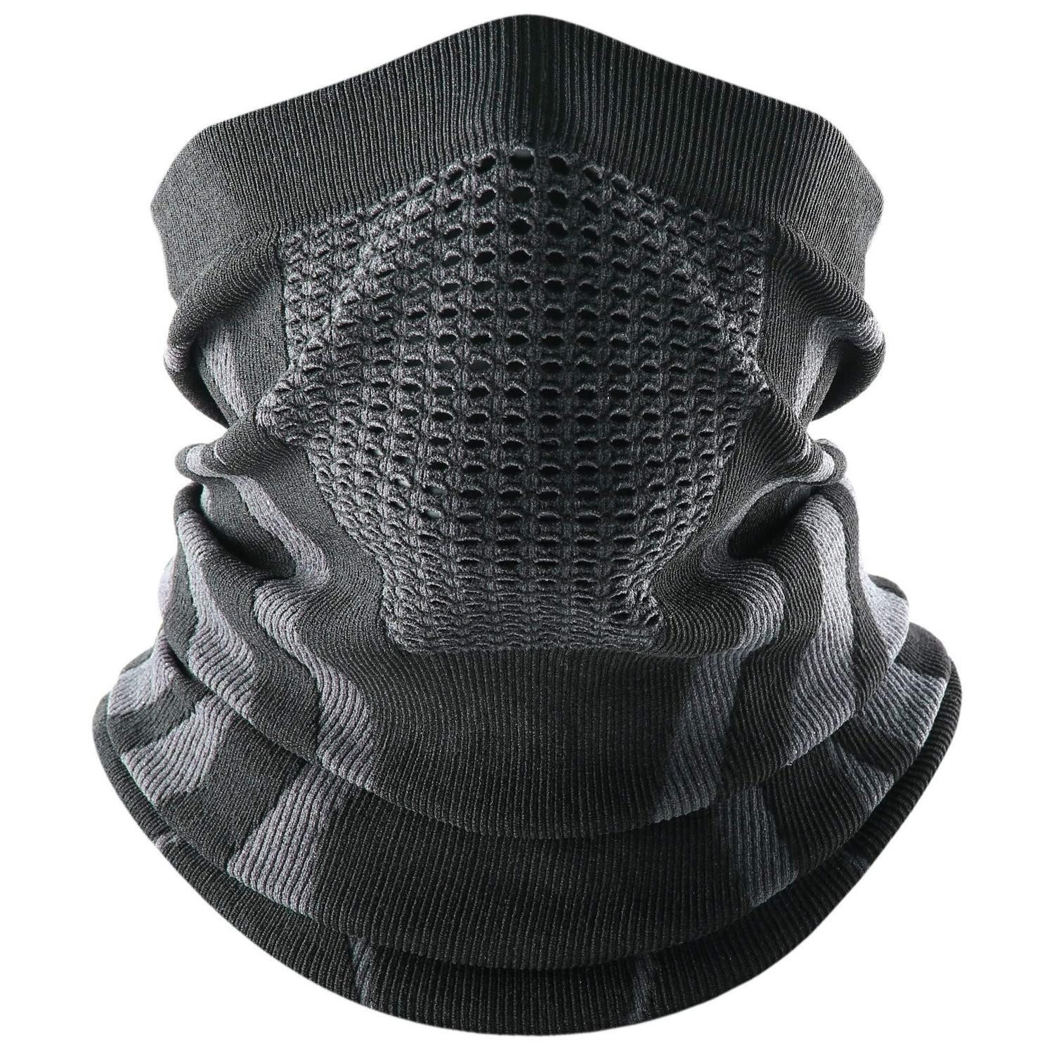 Sturmhaube Halswärmer Gamasche Sturmhaube Bandana Ski winddicht Schwarz