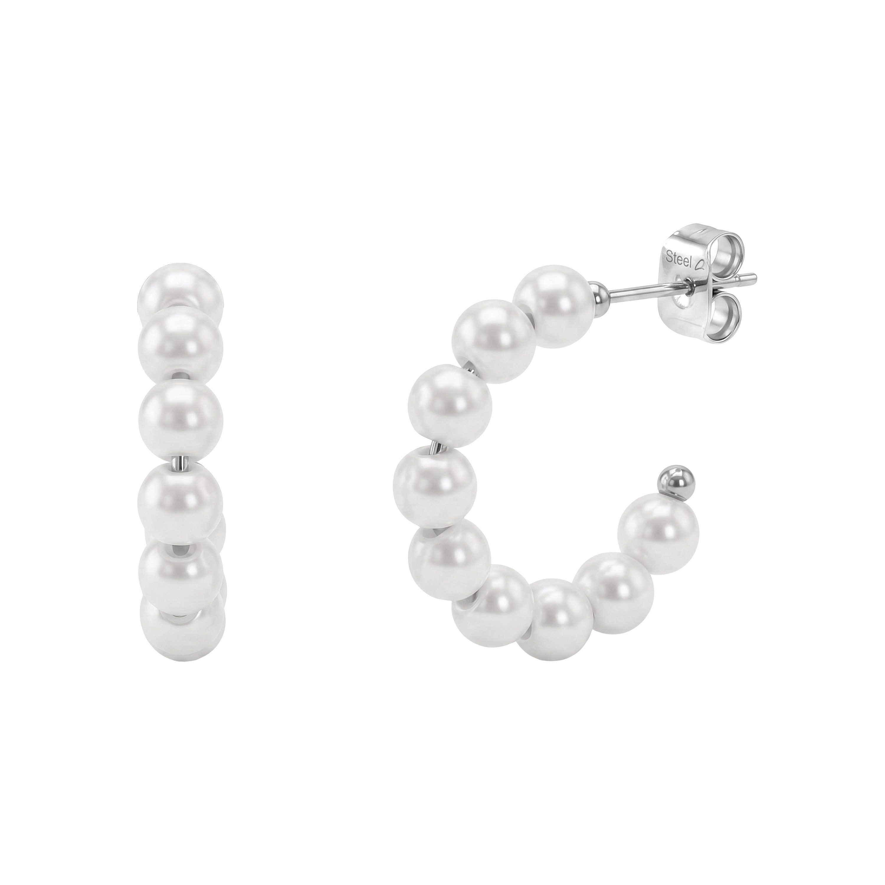 Noelani Paar Creolen (No information, No information), Edelstahl Damen Schmuck - 2101760
