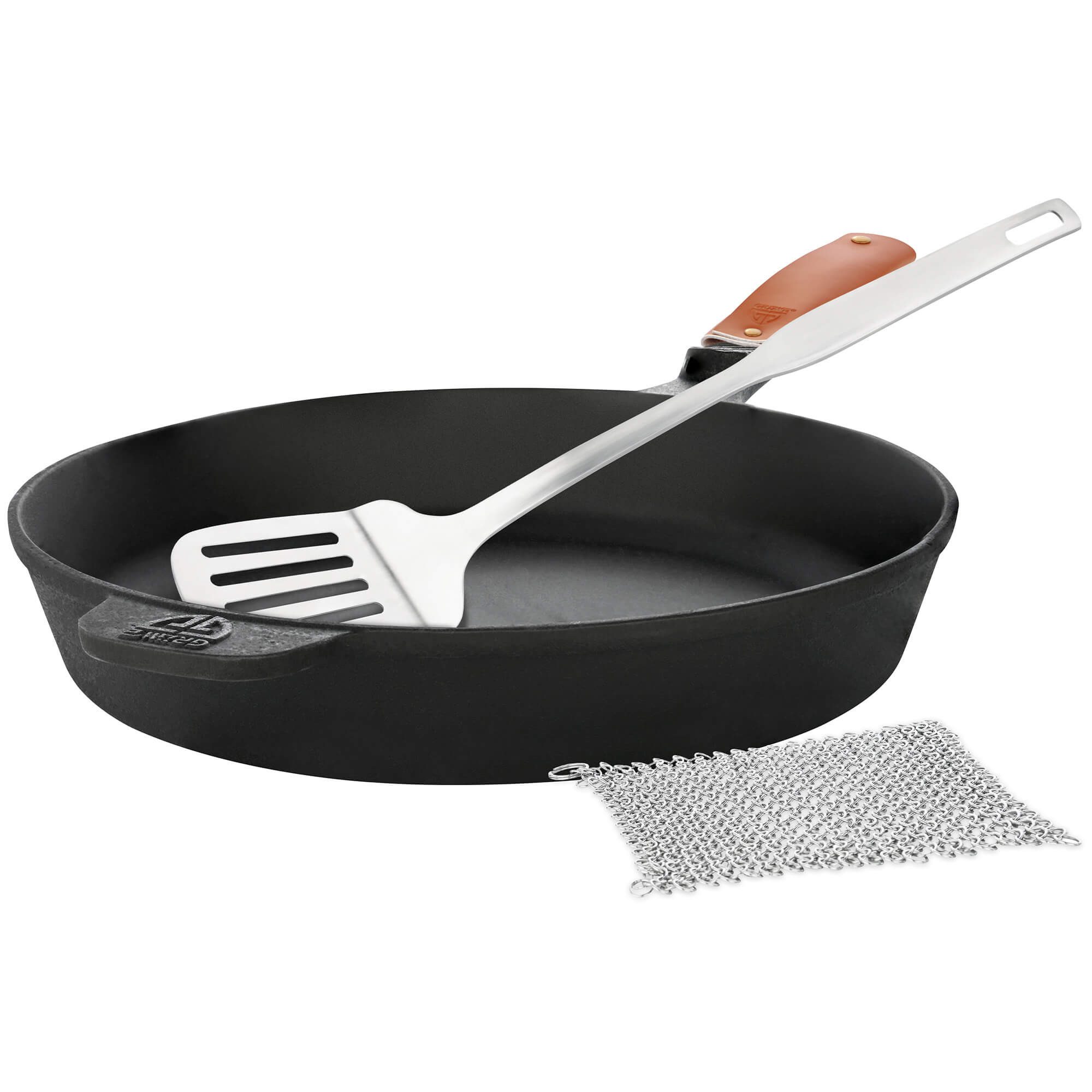 GRÄWE Bratpfanne Gusseisenpfanne Serie CI 350