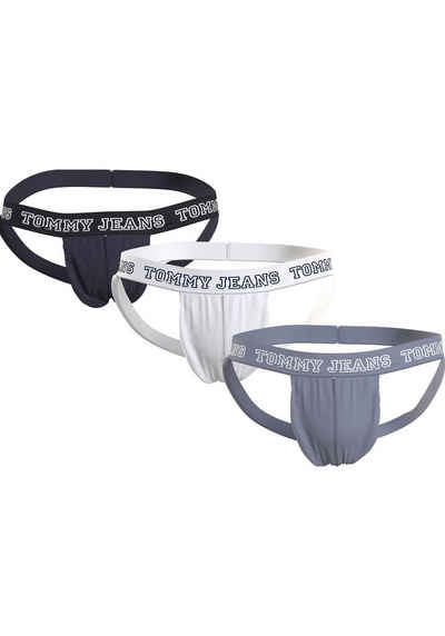 Tommy Hilfiger Underwear T-String 3P JOCKSTRAP DTM (Packung, 3-St., 3er-Pack) mit Tommy Hilfiger Logo-Elastikbund