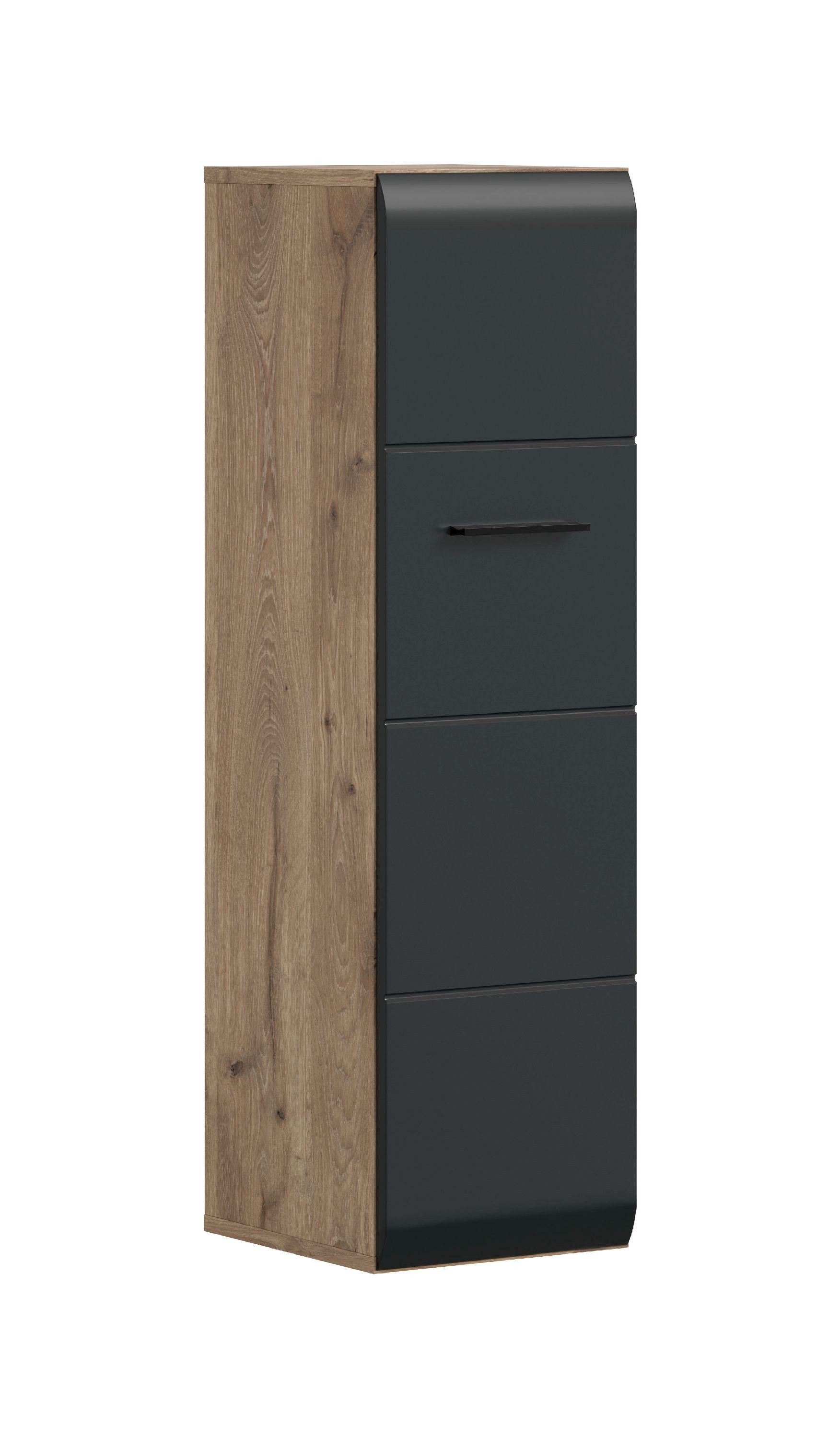 xonox.home Stauraumschrank Nox Oak Nachbildung Melamin beschichtet modern 30x106x30 cm