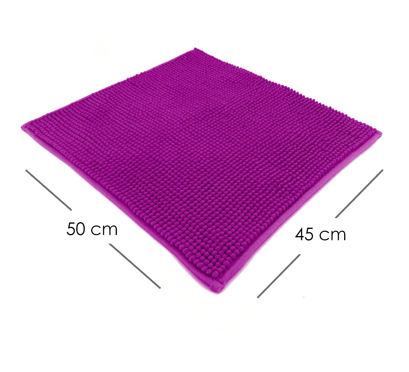 heimtexland Badematte Badvorleger Chenille Badteppich Duschvorleger, rutsch günstig online kaufen