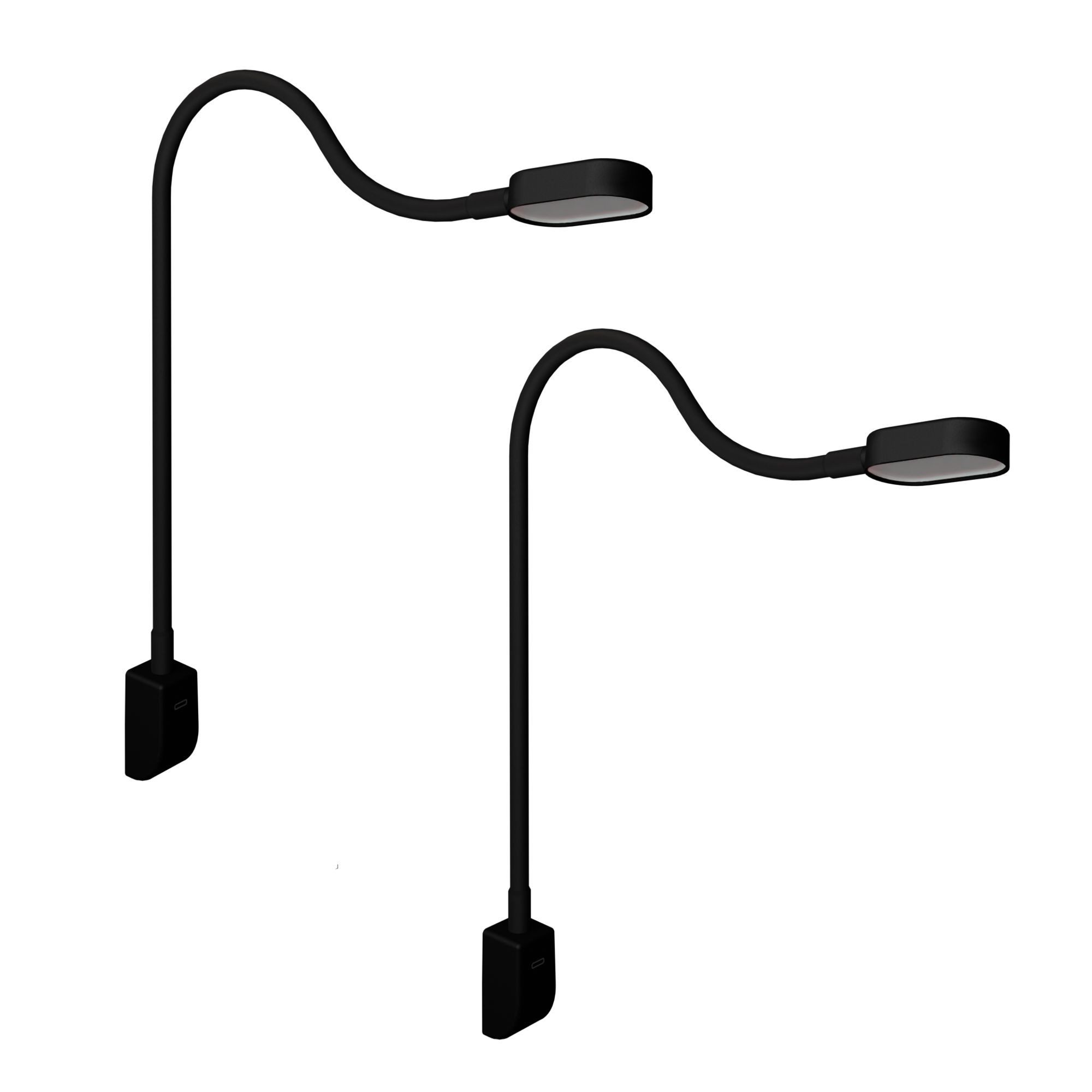 kalb Bettleuchte Ilios LED-Bettleuchte USB-C Wand- & Winkelmontage Flex Arm Dimmbar, Touch-Dimm-Schalter, Warmweiß