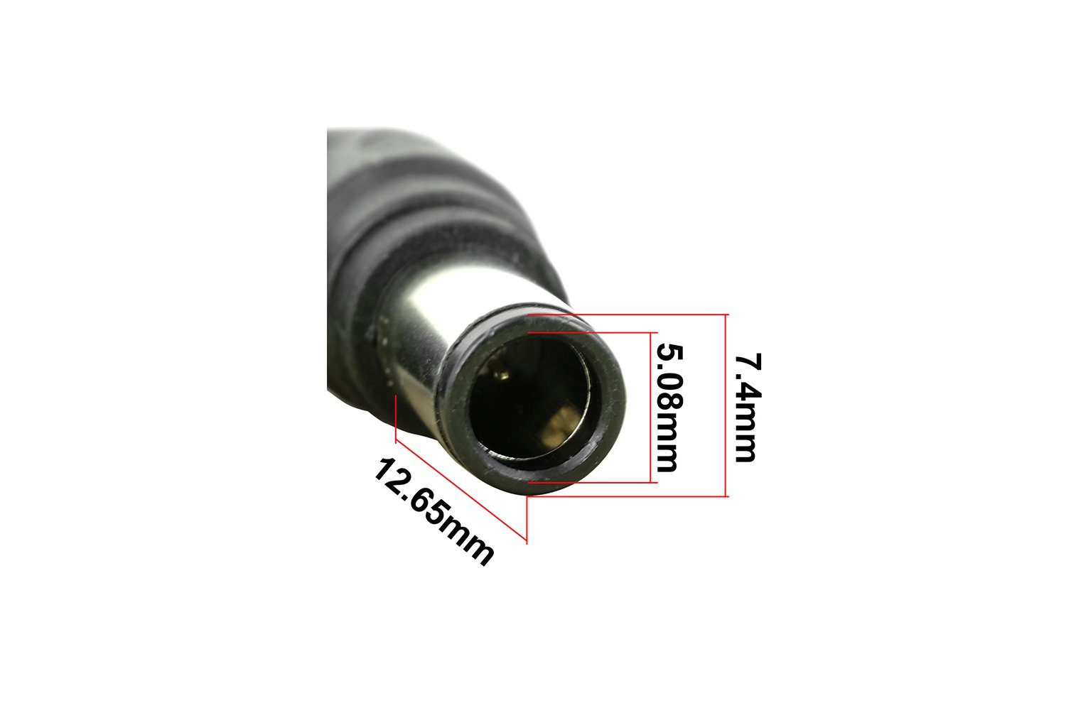 DC-Stromanschlussspitze PowerSmart Mikrochip C27 mit mm) für integriertem x Dell HEAD27N (7,4 Batterie-Verbindungskabel, 5,08