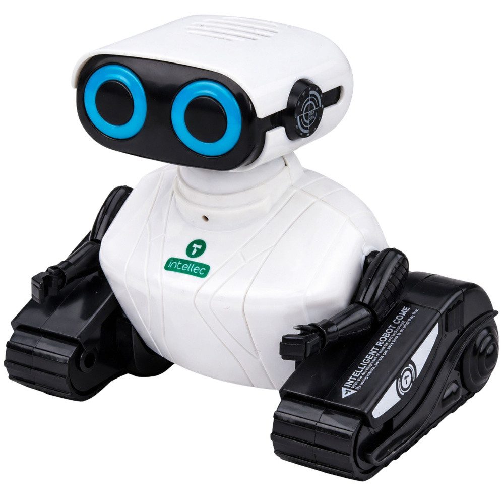 LEAN TOYS Roboter Spielzeugroboter Tanzroboter Funkroboter (Spar-Set, 1-tlg), LED-Augen, Musik, Tanzfunktion, Raupenantrieb, 2,4 GHz