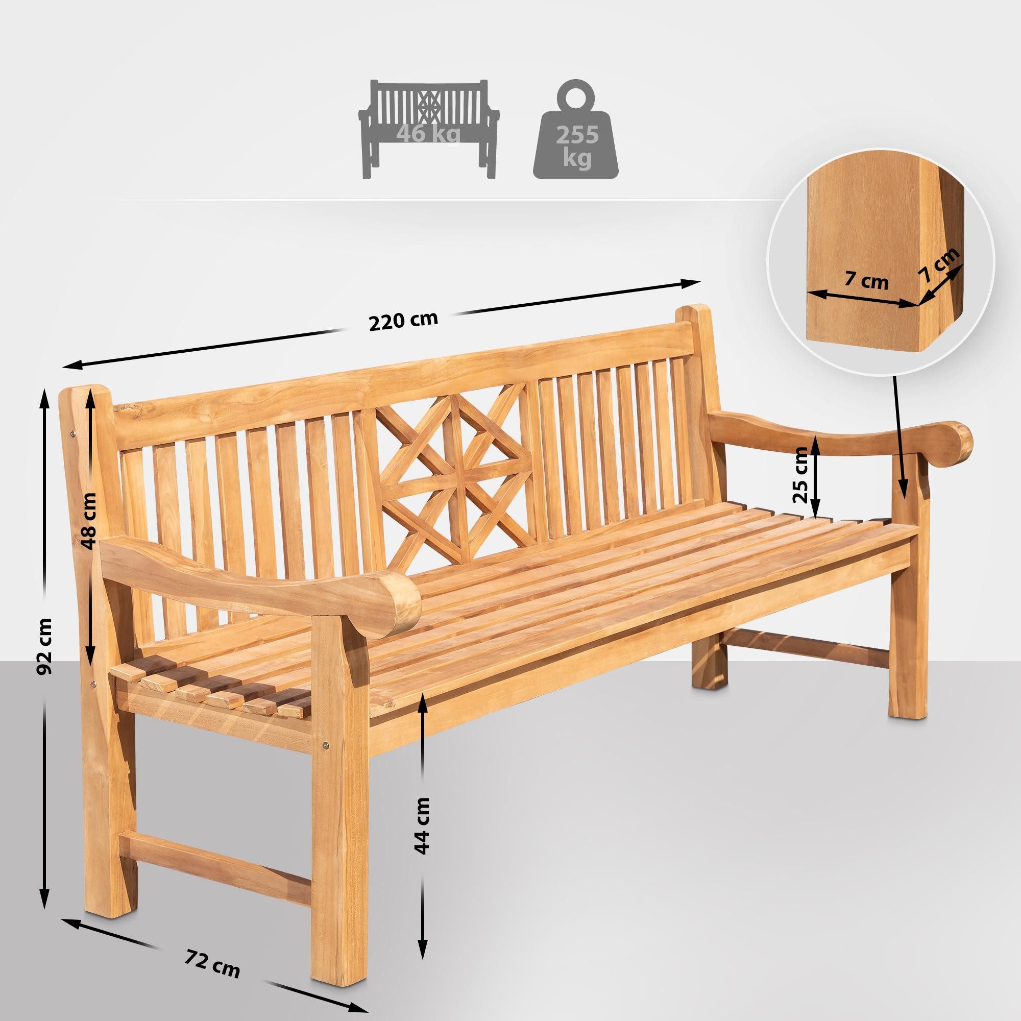 CLP Gartenbank Florida, Holzbank für den günstig online kaufen