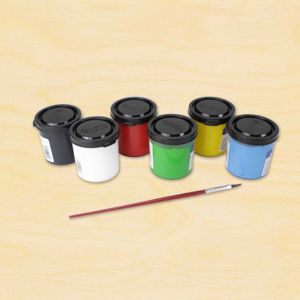 Die Werkkiste Bastelnaturmaterial Die Werkkiste - Acrylfarben Set für Kinder