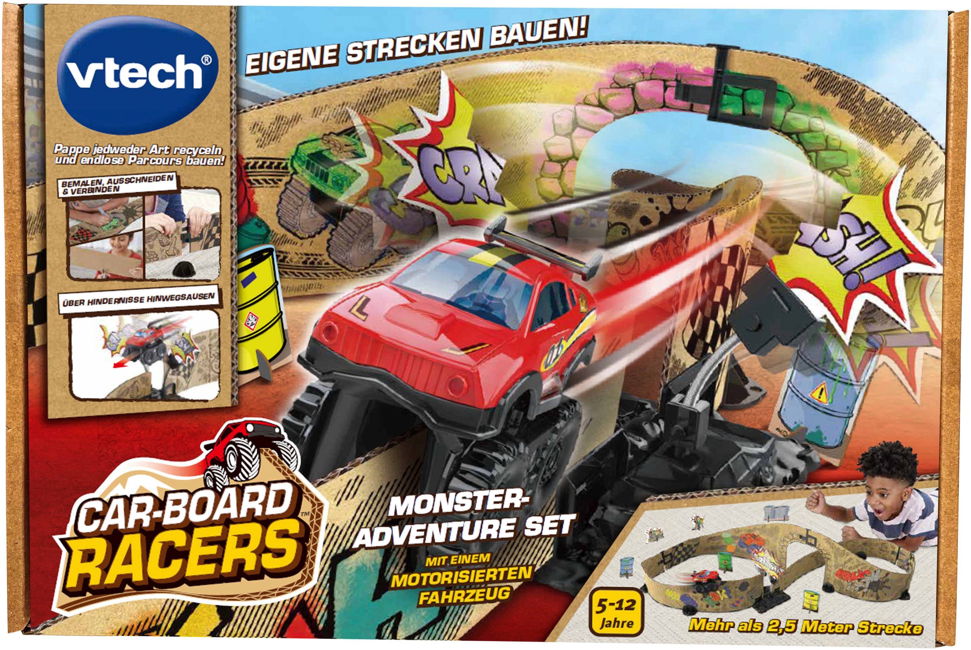 Monster-Advnture Racers Car-Board Material Vtech® Spielzeug-Monstertruck recyceltem - Set, aus